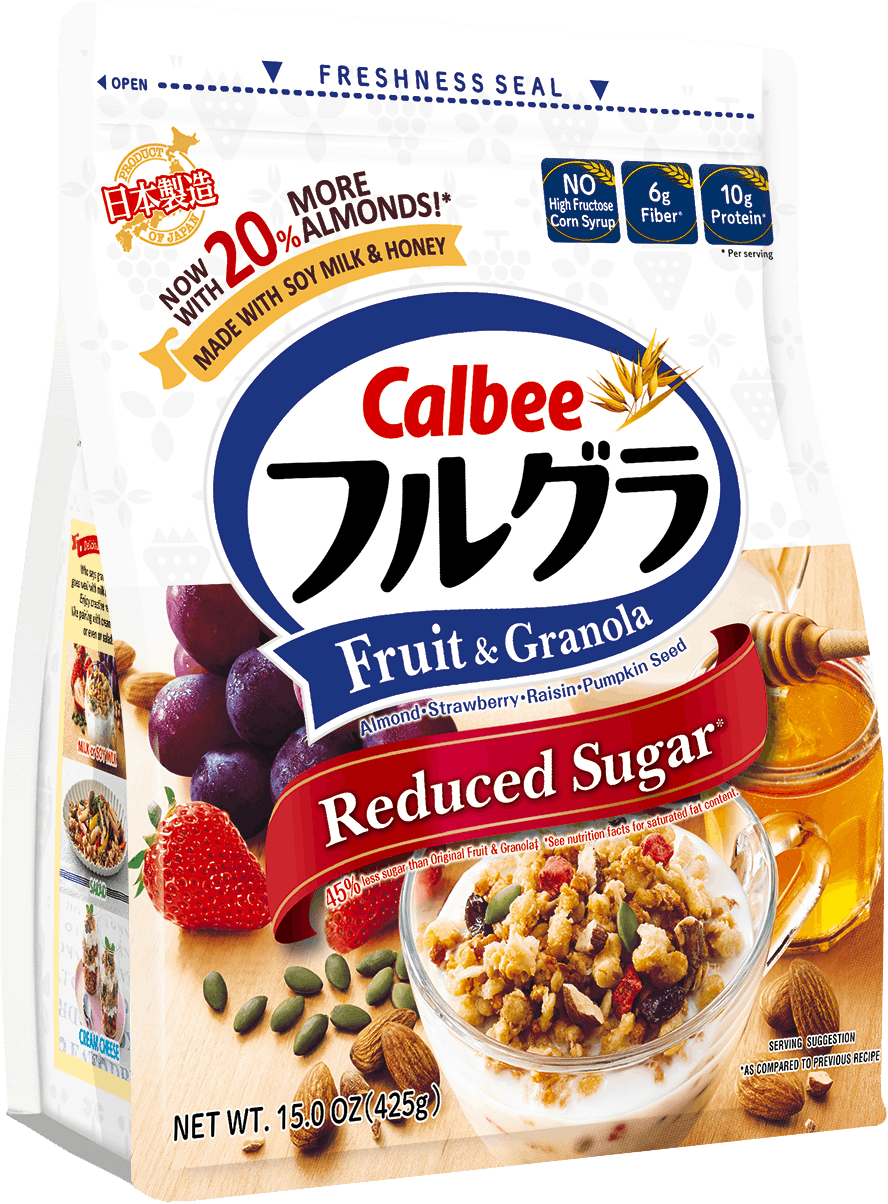 Calbee Frugra Reduced Sugar - Bag
