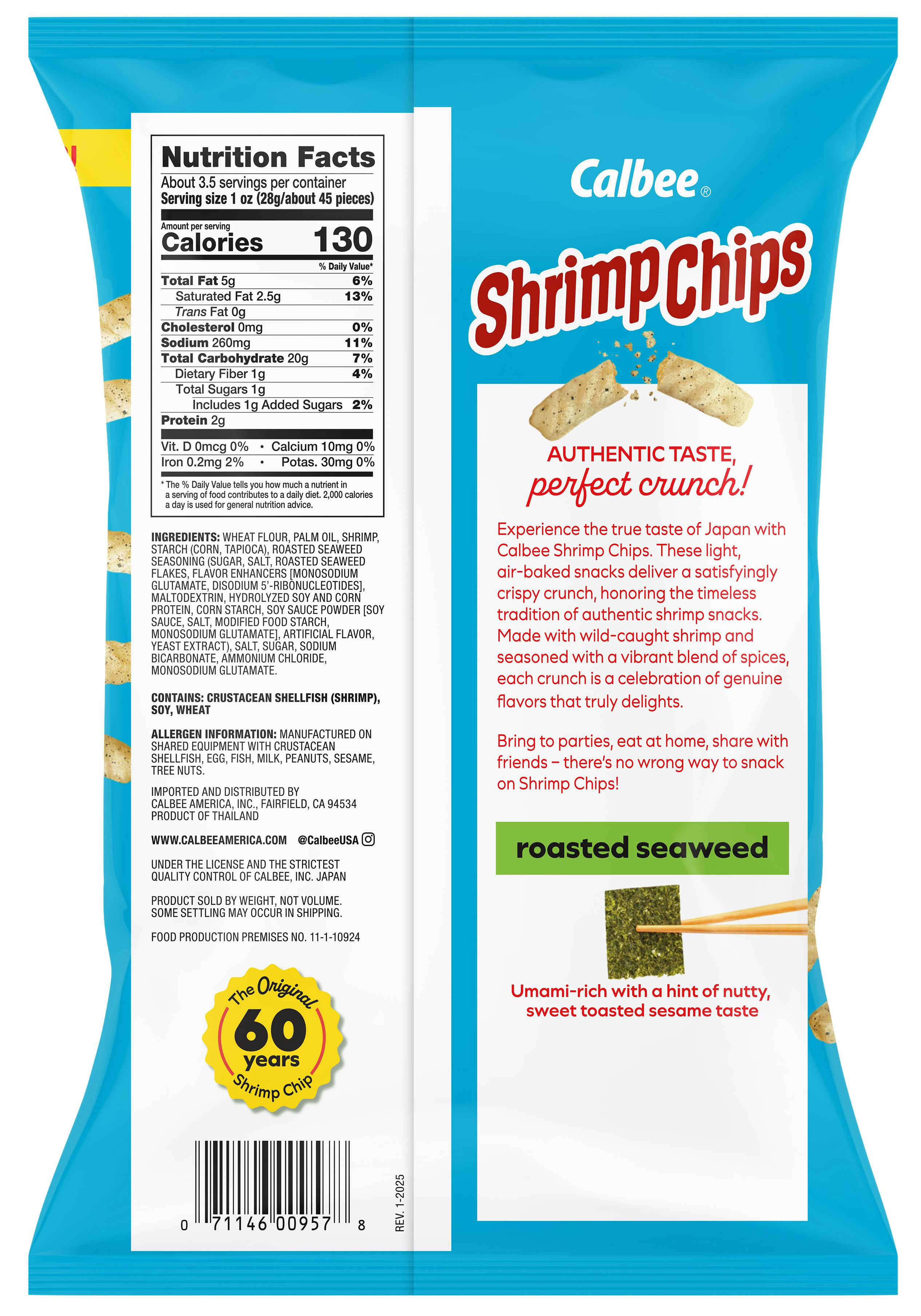 Shrimp Chips Roasted Seaweed BOP