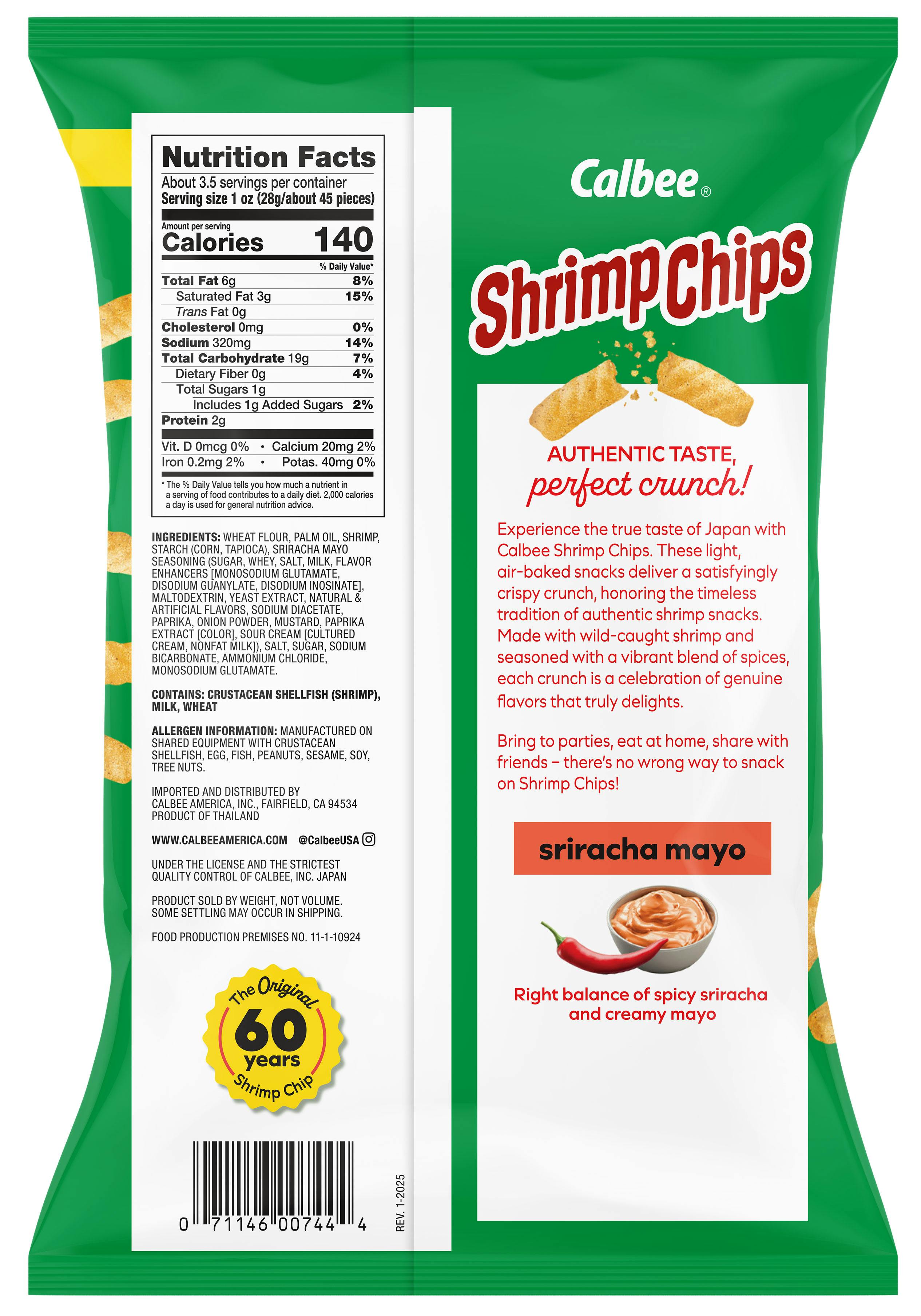 Shrimp Chips Sriracha Mayo BOP