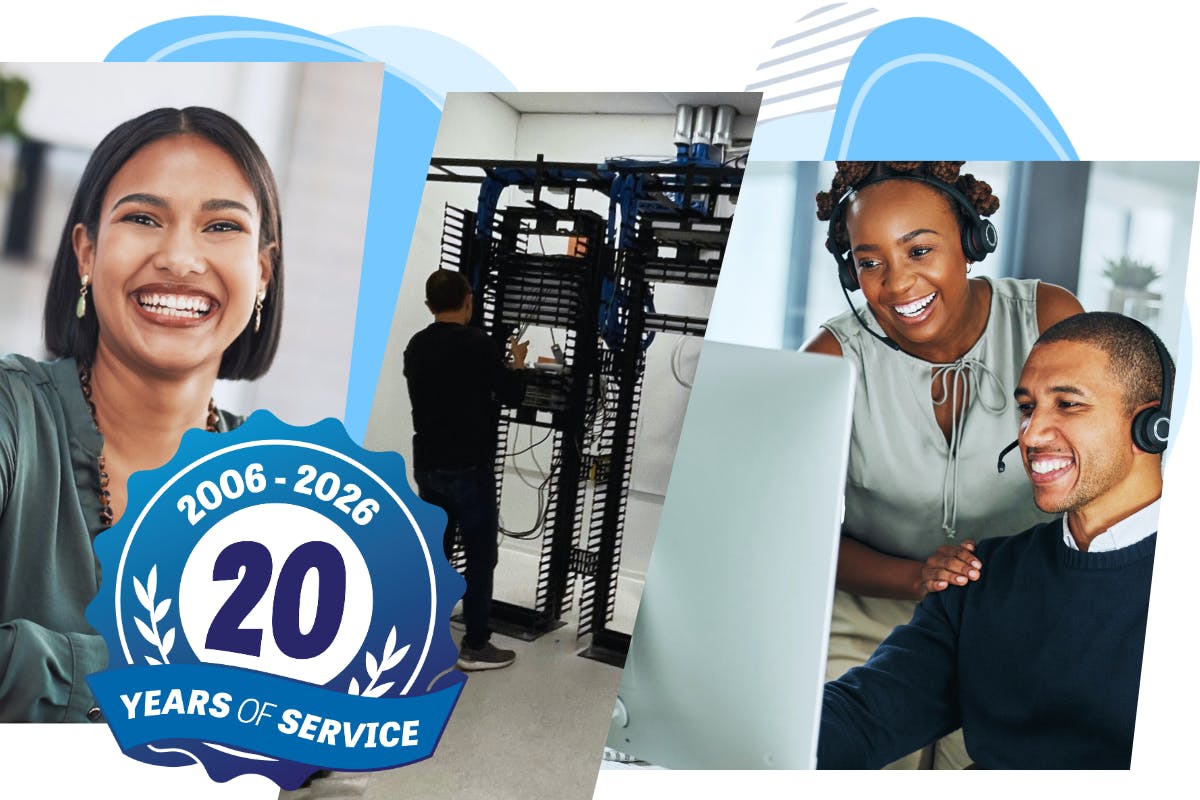 employees working at computers