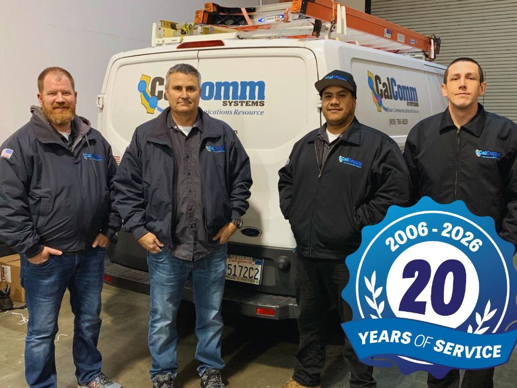 CalComm 20 Years of Service