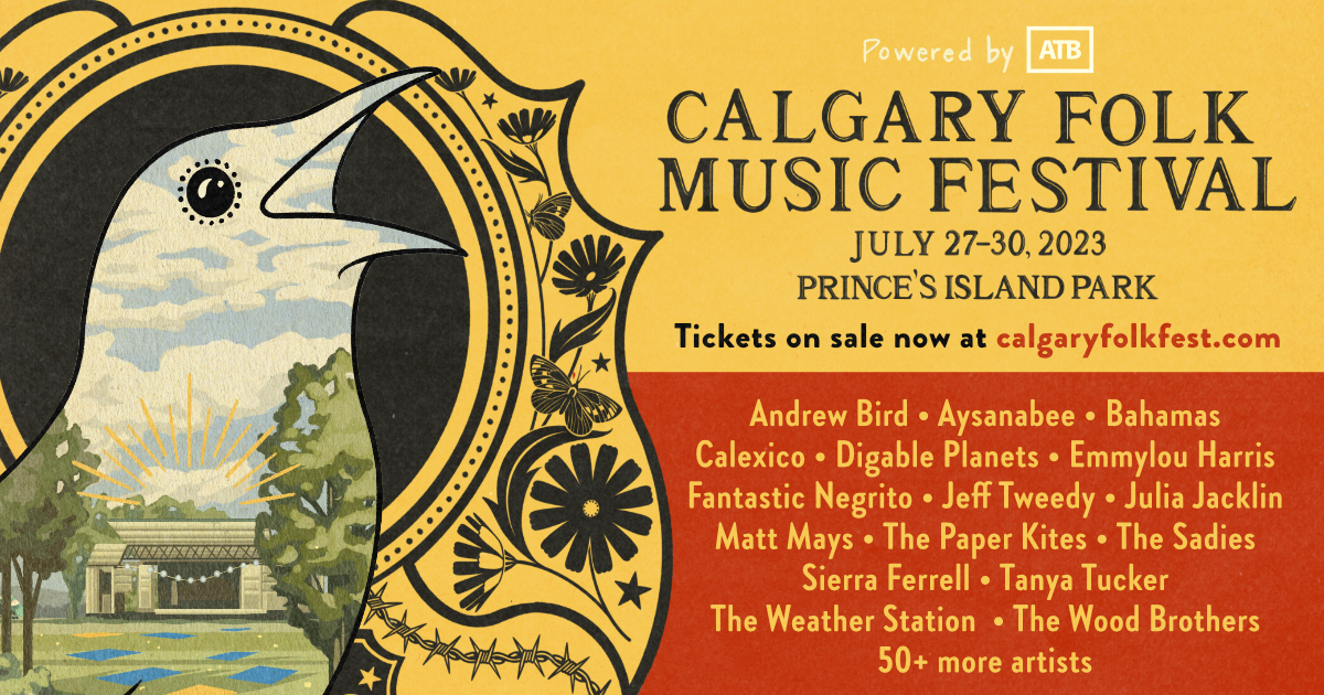 The 44th annual Calgary Folk Fest returns July 2730, powered by ATB
