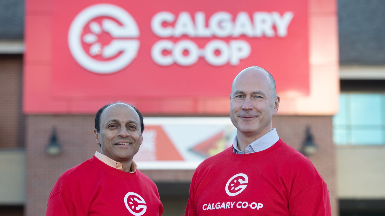 Ken Keelor, CEO, Calgary Co-op and Brad Krizan, Board Chair, Calgary Co-op