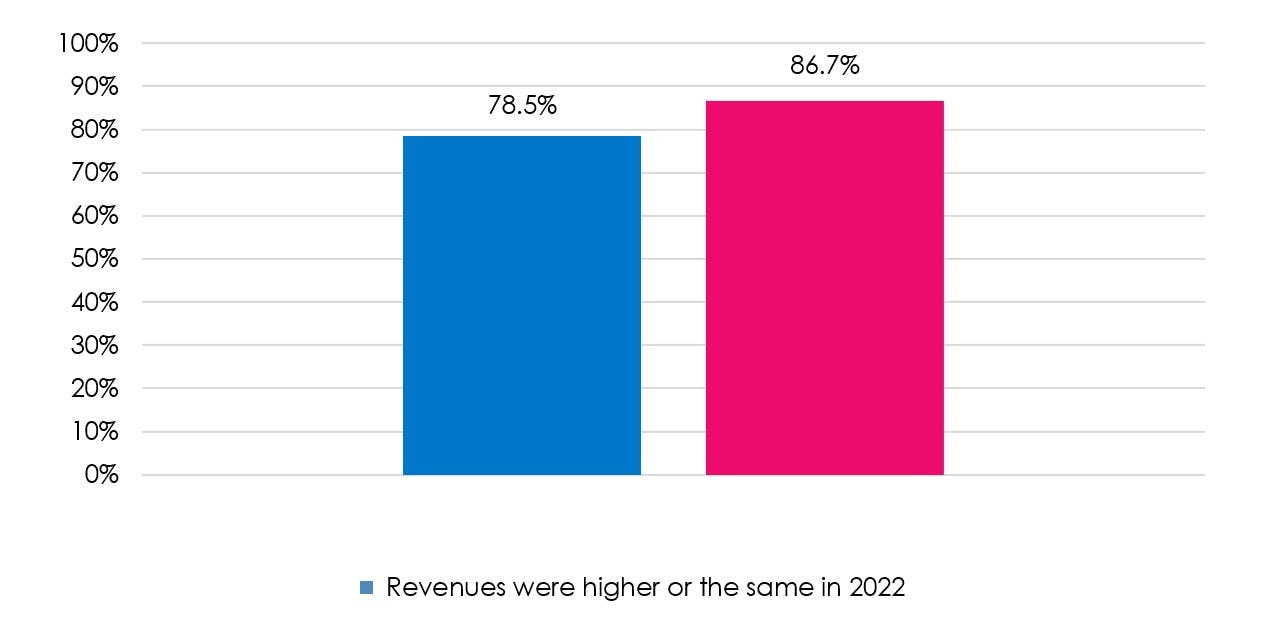 Revenue growth graph 