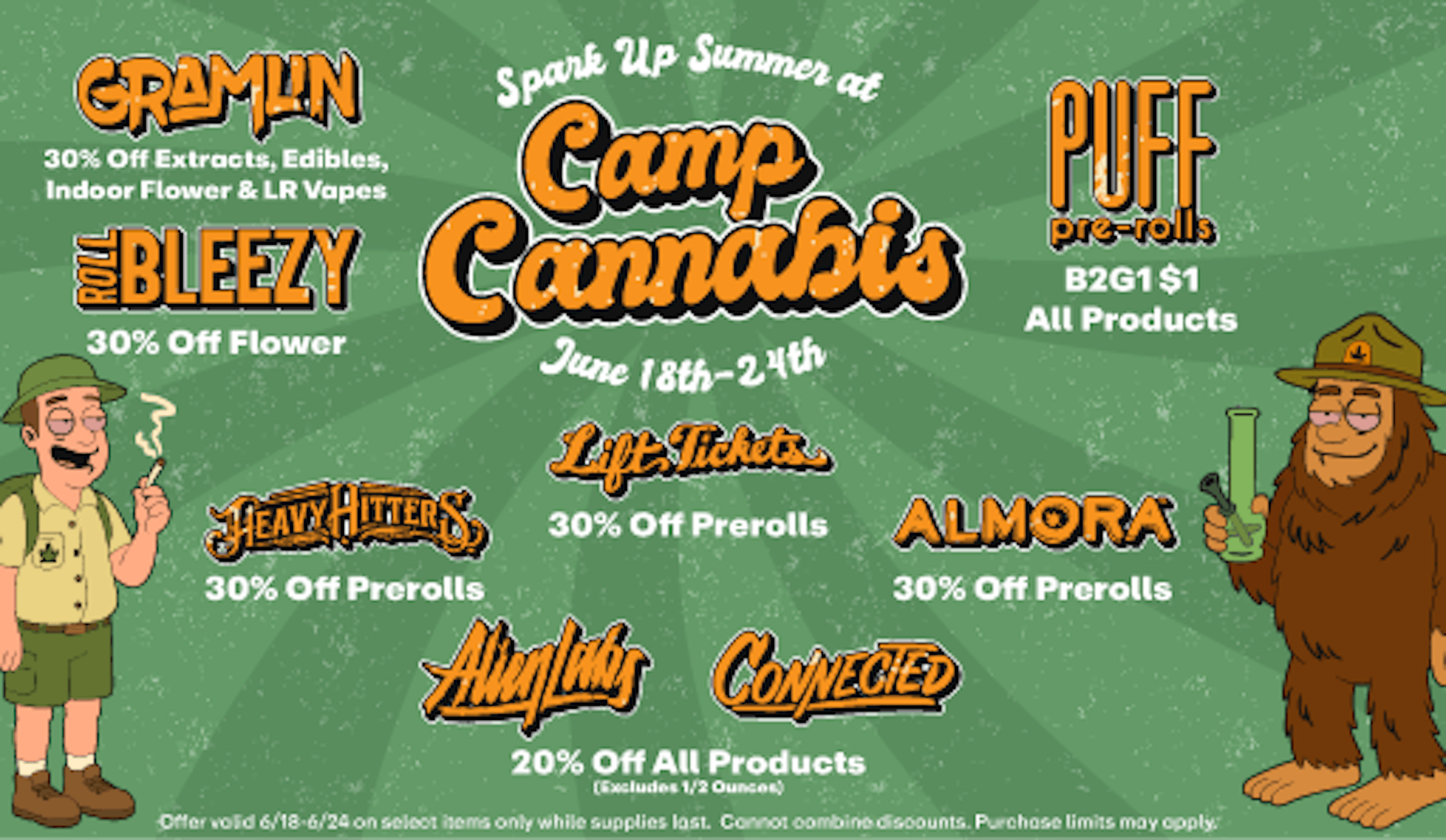 Camp Cannabis - Up to 30% off