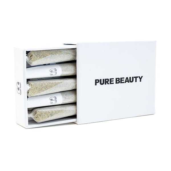 Pure Beauty Babies Cannabis Prerolls CBD in white box