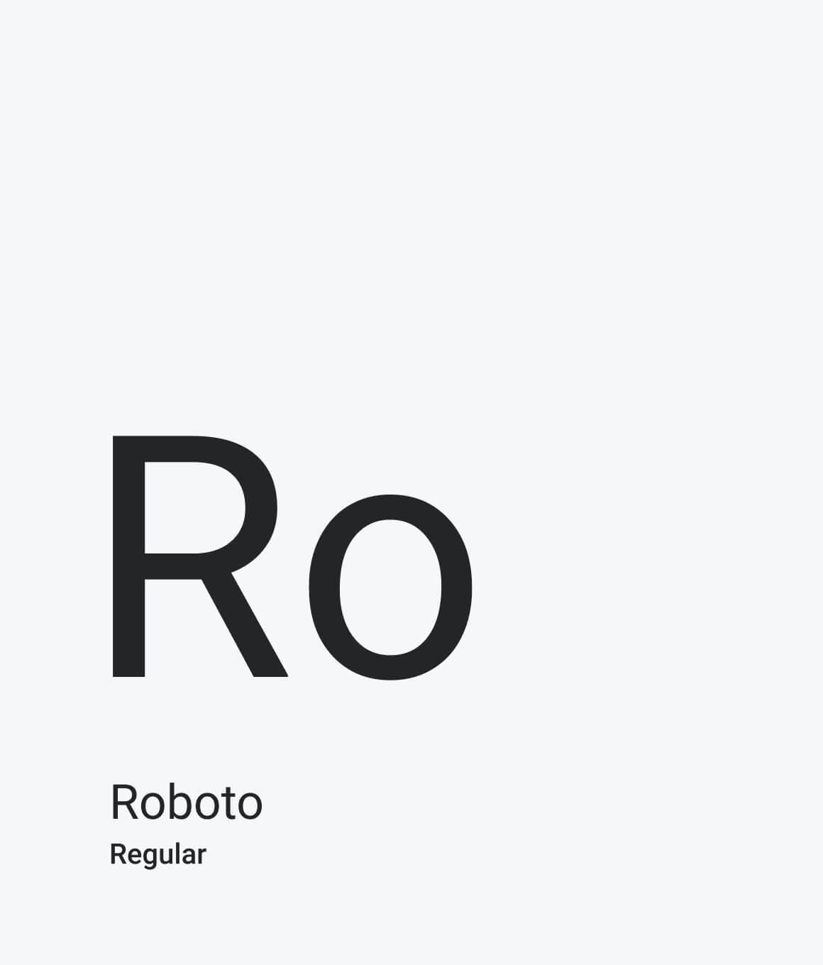 Foodles - Font Roboto