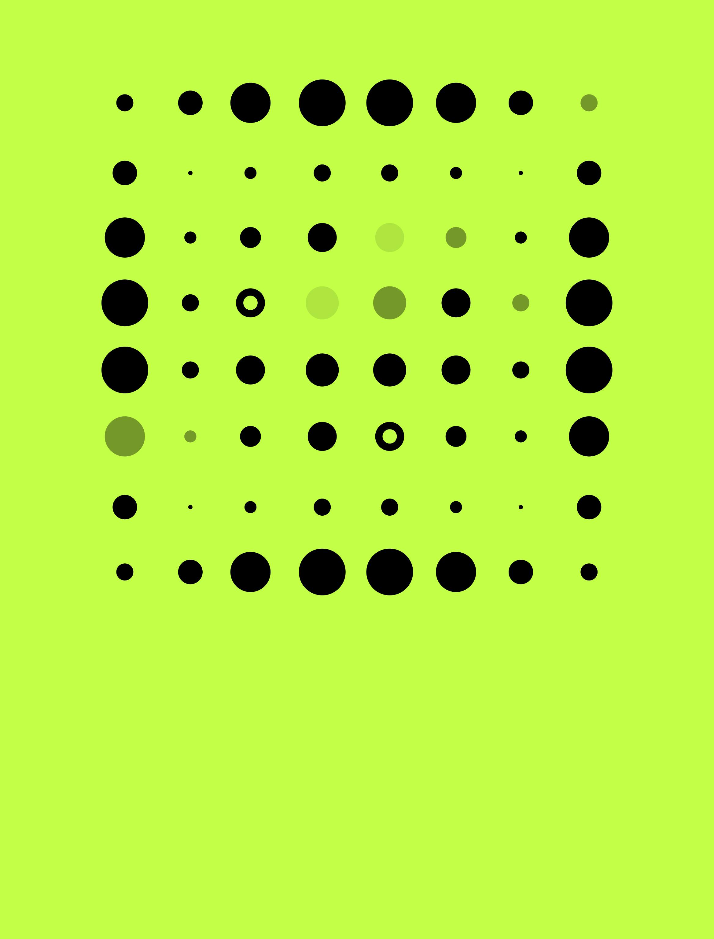 Metroscope pattern on green background