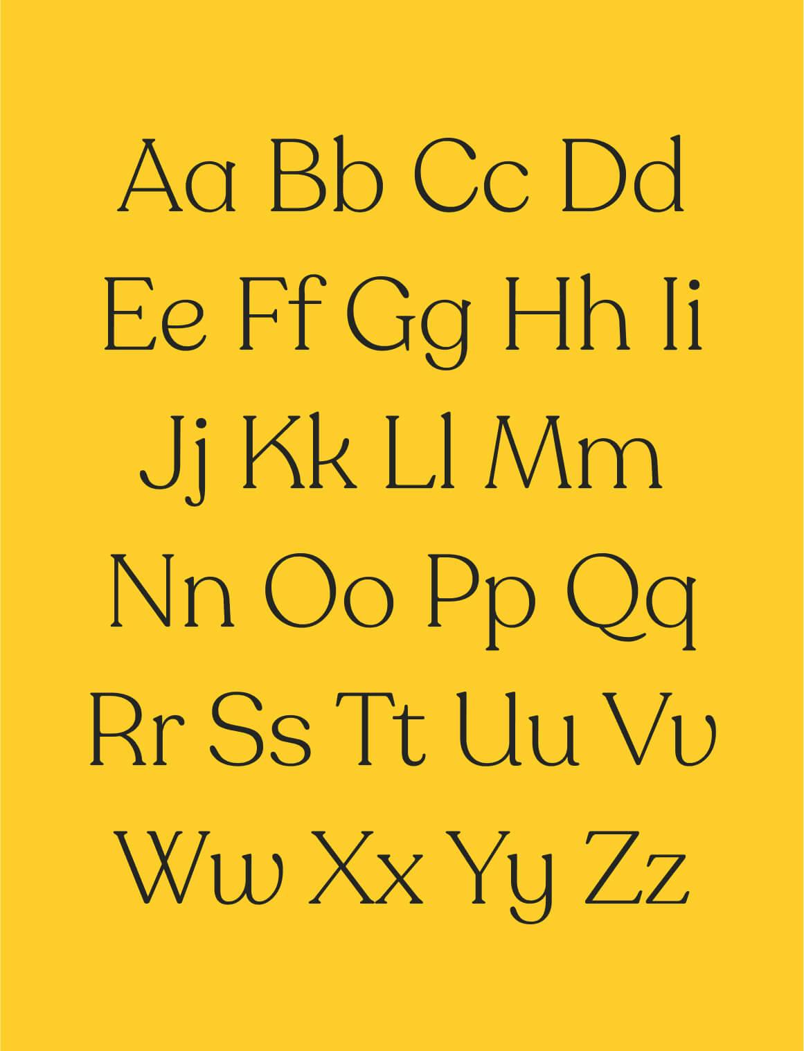 Shipup - Recoleta Alphabet