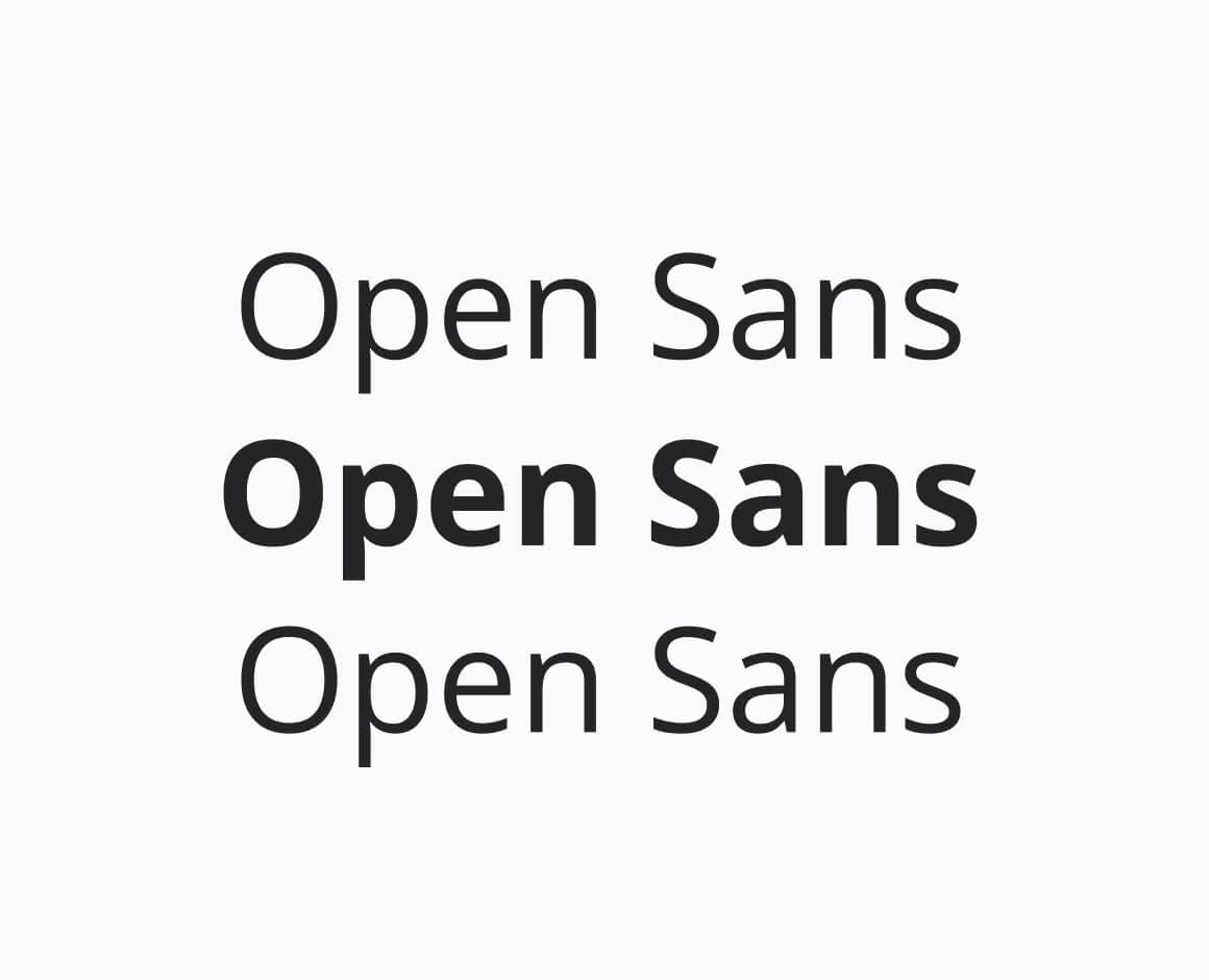Qonto - Font Open Sans