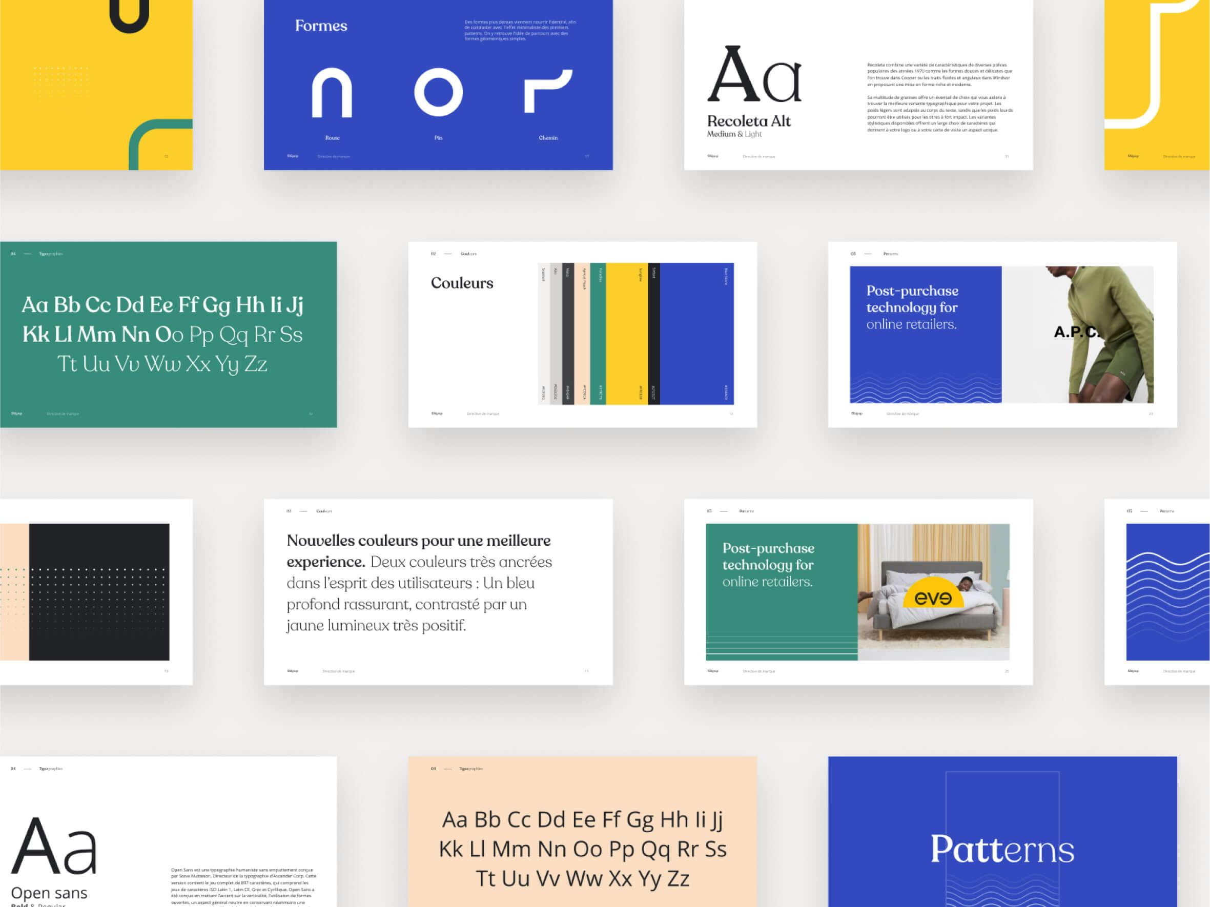 Shipup - Brandbook Screens