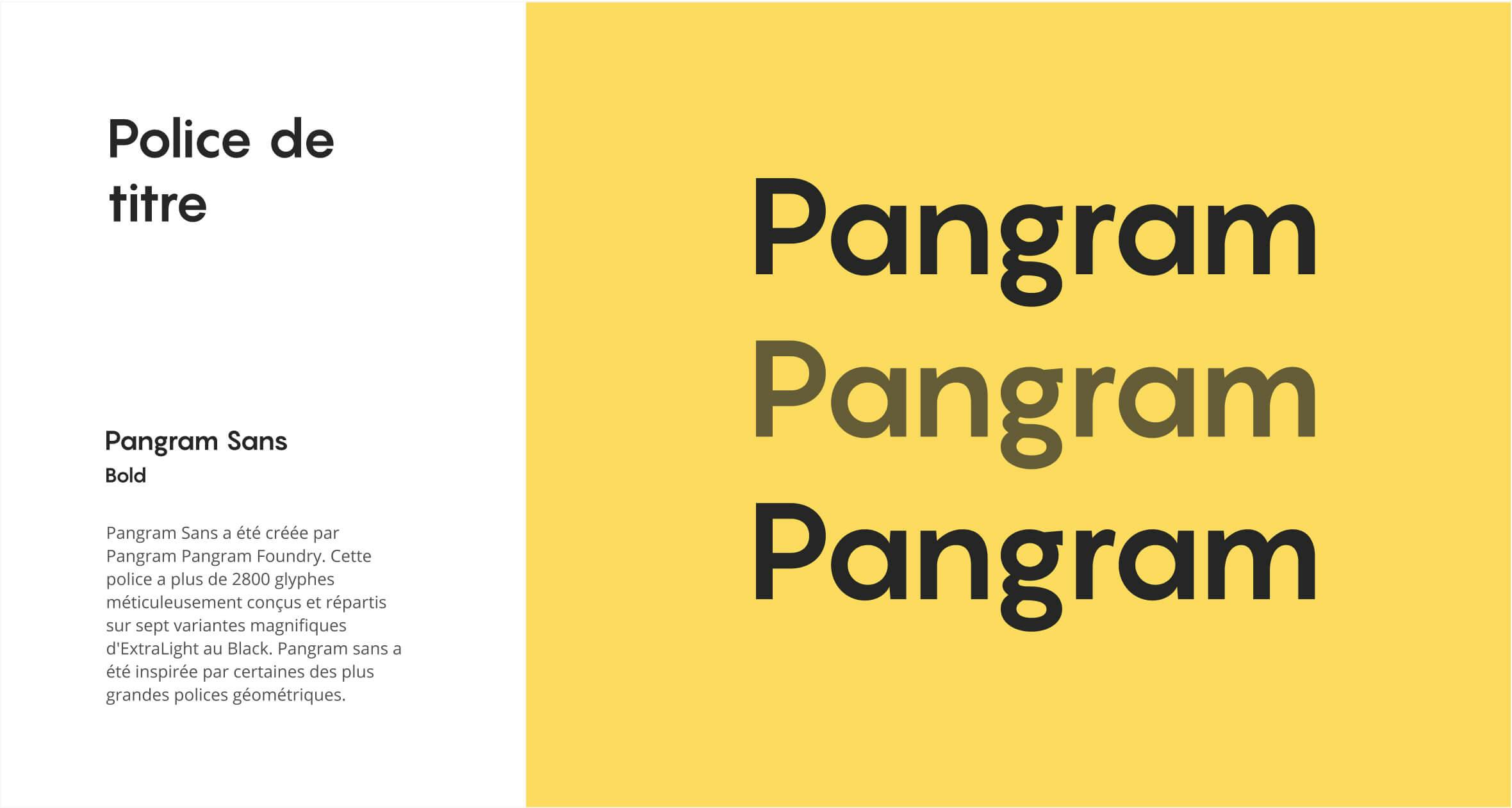 Reelevant - Brandbook Pangram
