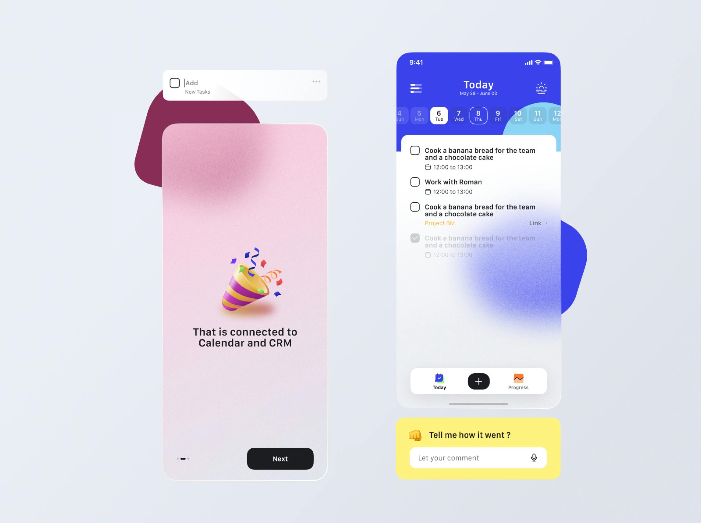 Kara - Dribbble - transparent cards