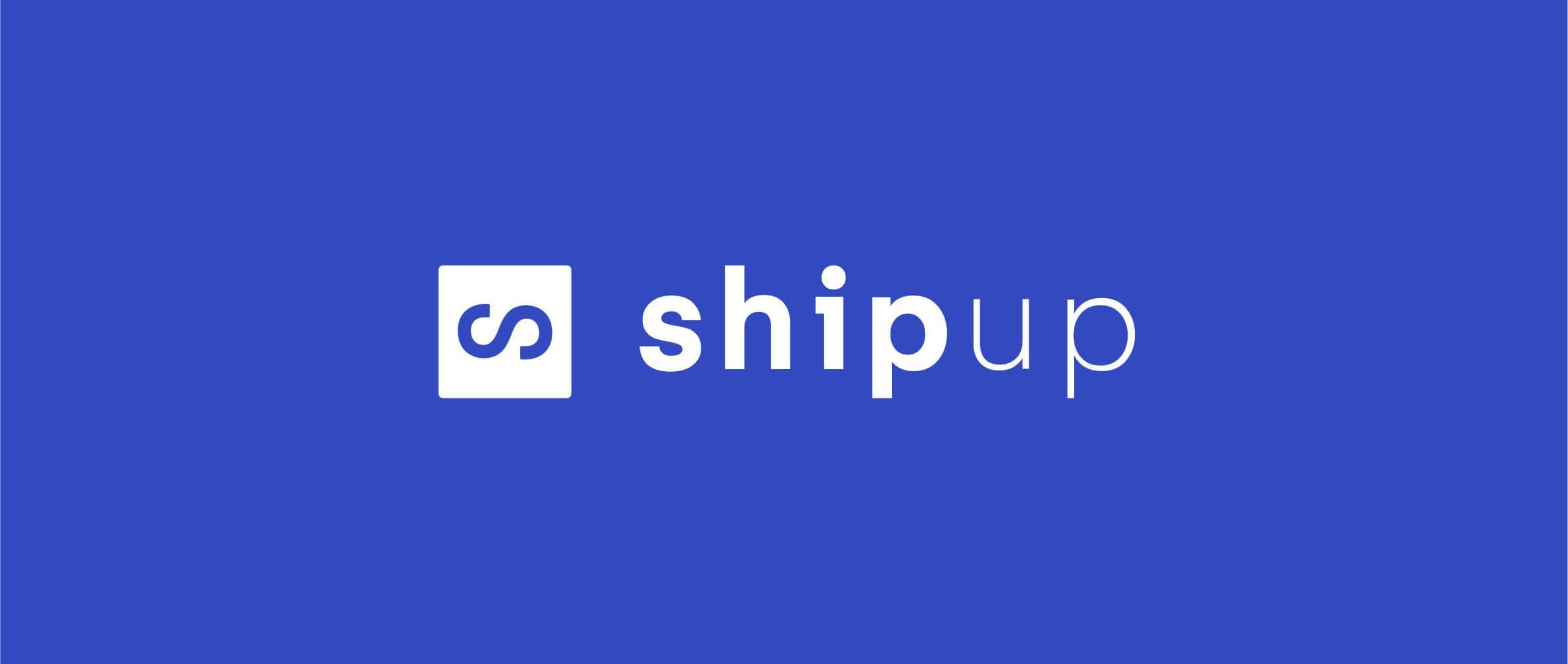 Shipup - Logo Full Blue