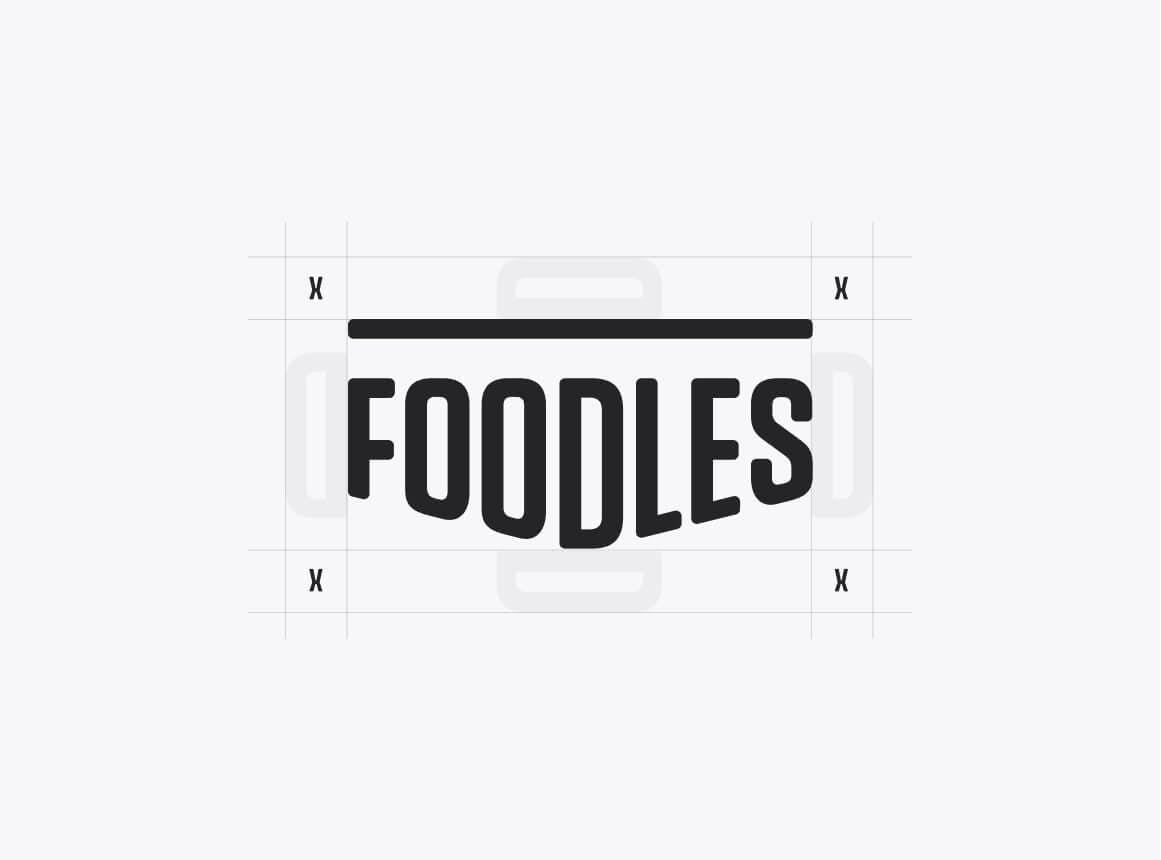 Foodles - Logo White
