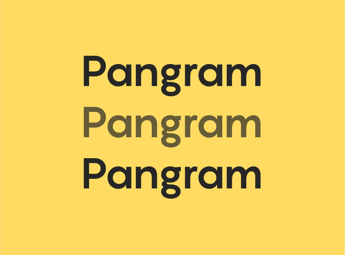 Reelevant - Font Pangram 