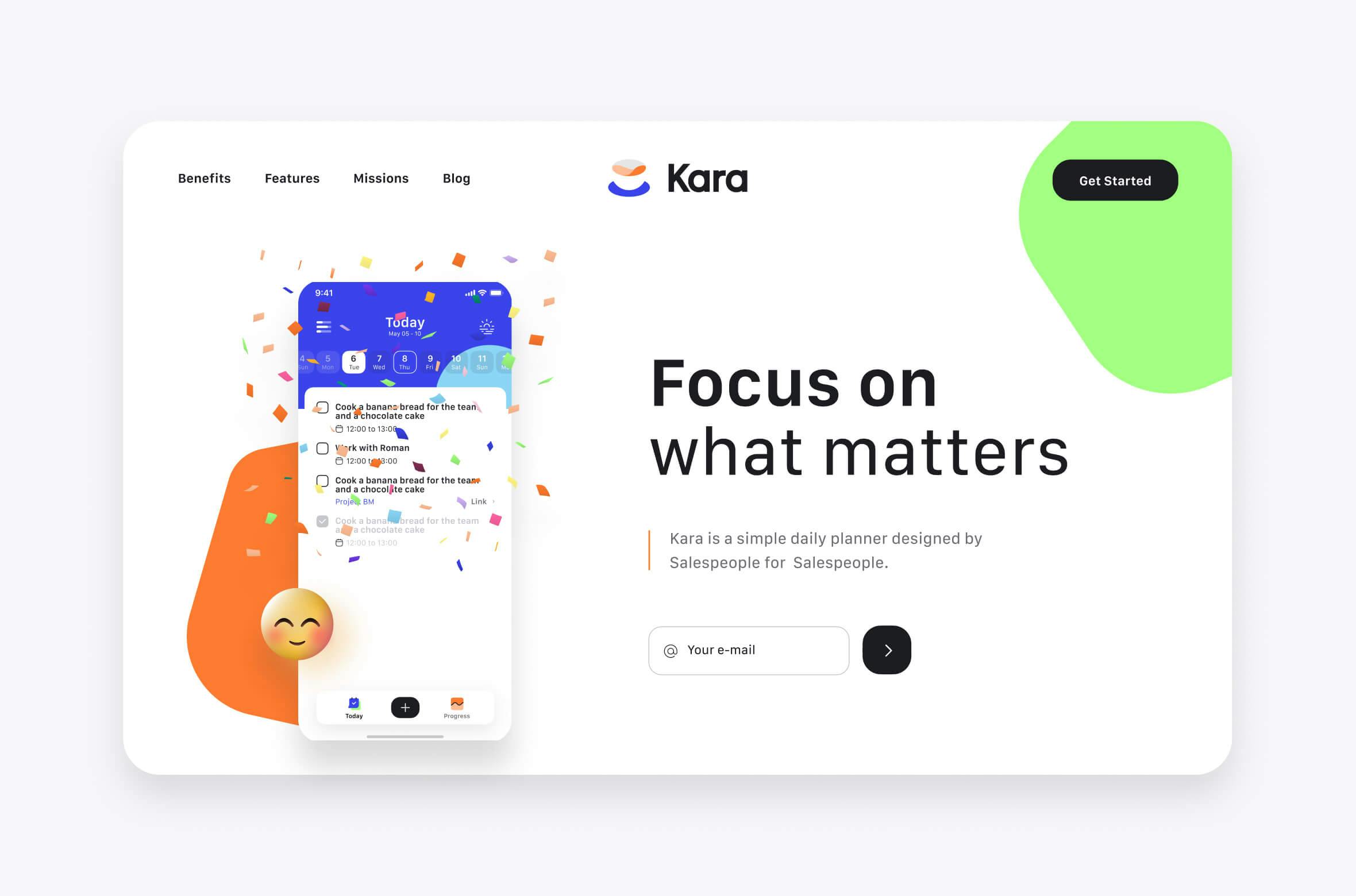 Kara - Website Cover