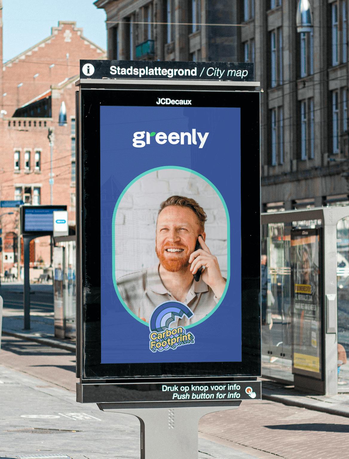 Affiche de rue Greenly