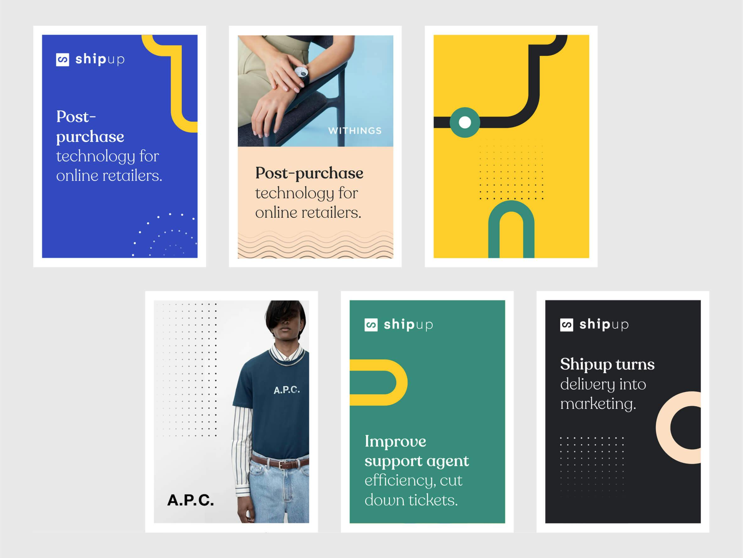 Shipup - Posters Dribbble