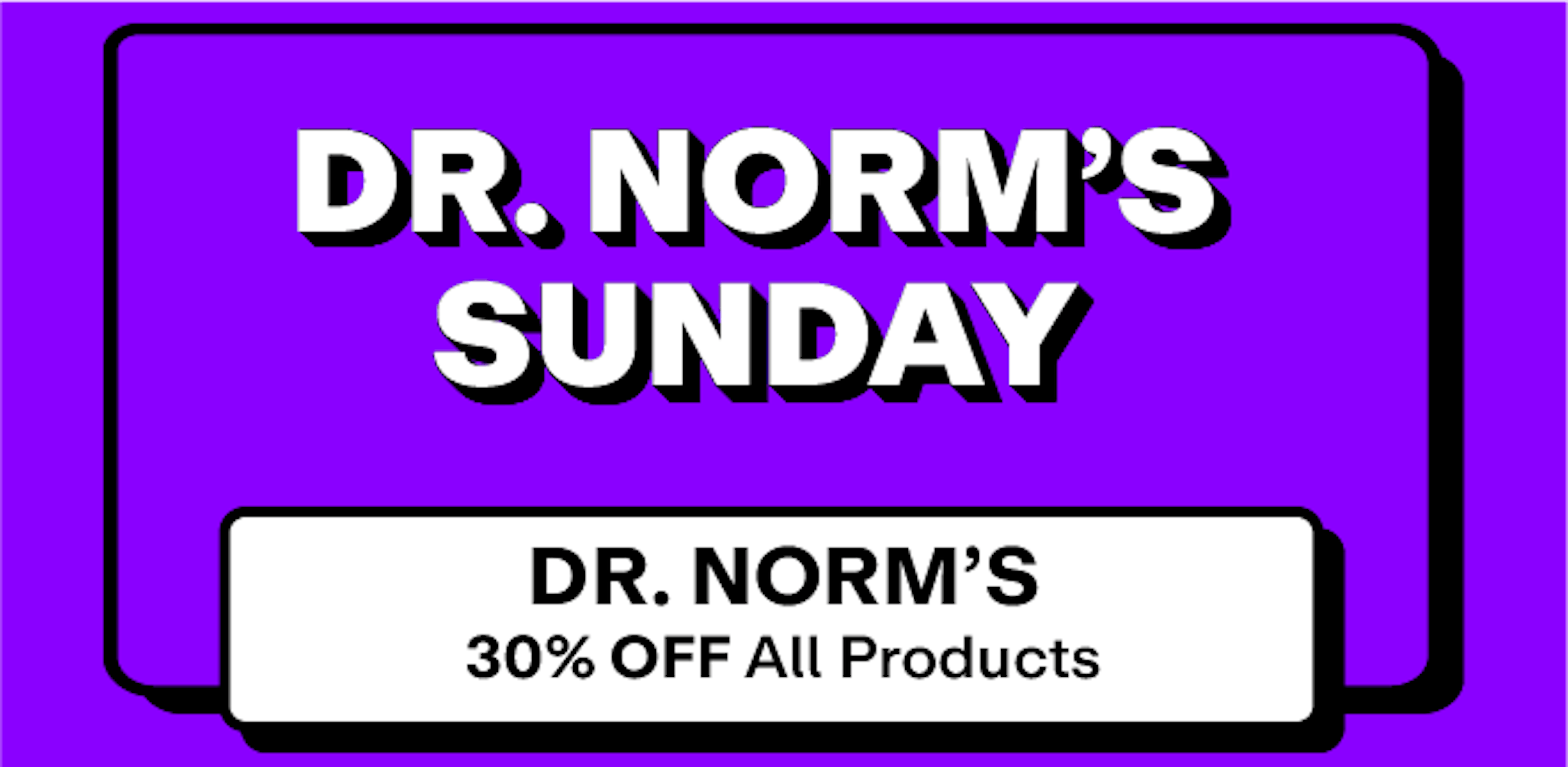 Dr Norms - 30% off