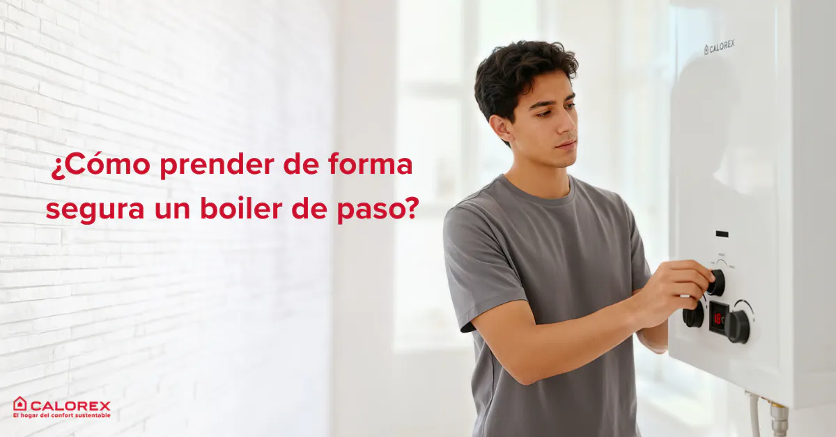 Cómo prender de forma segura un boiler de paso