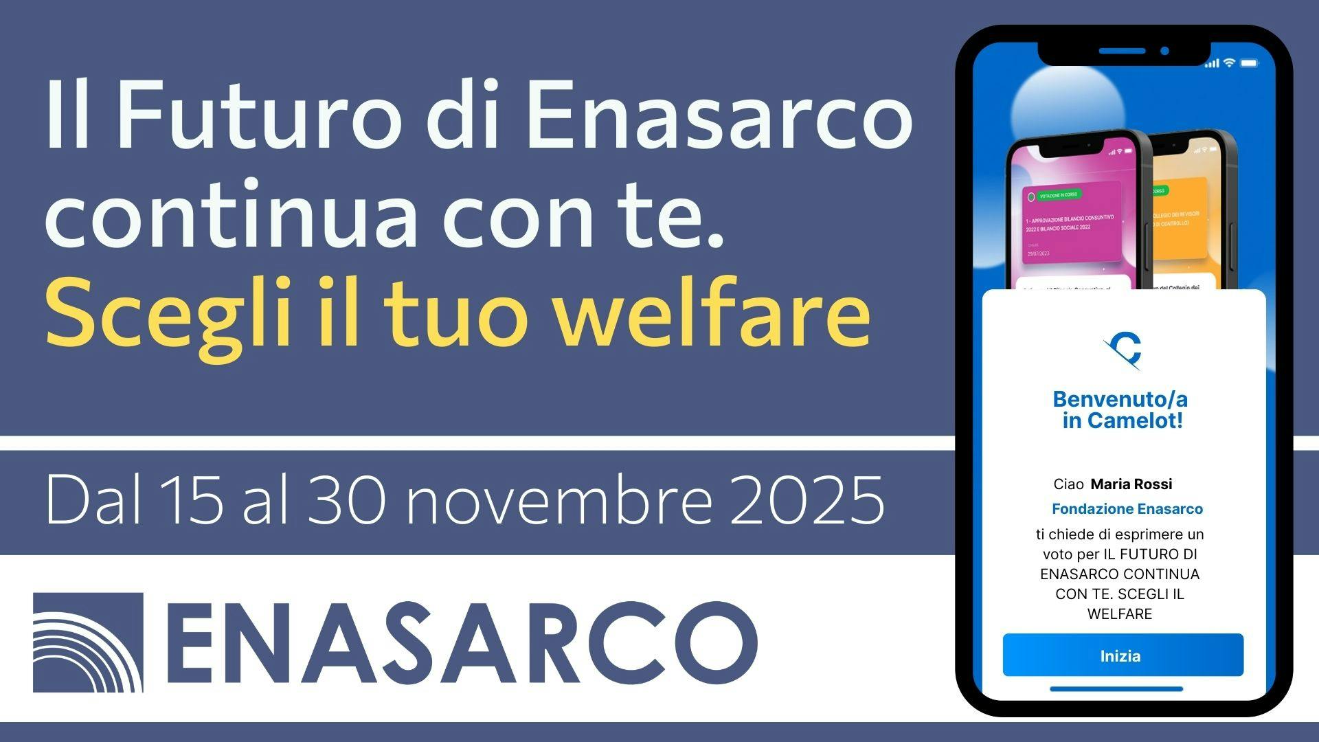 Enasarco sceglie Camelot per il voto digitale 2025
