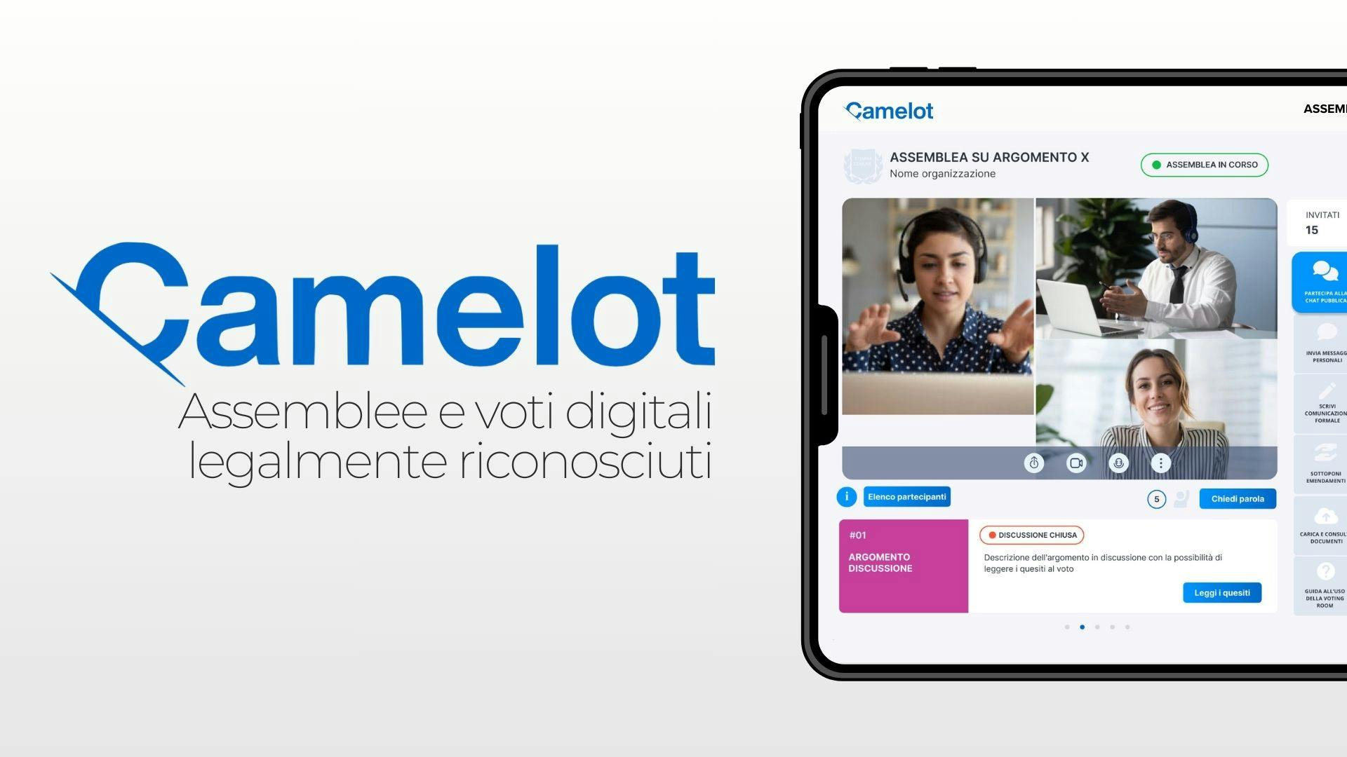 Camelot, Assemblee e voti digitali legalmente riconosciuti