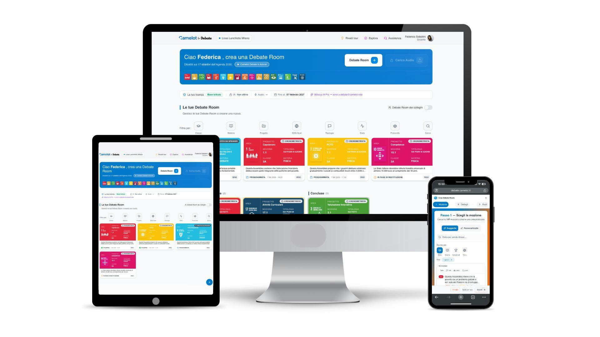 Piattaforma di dibattito regolamentato - Camelot for Debate