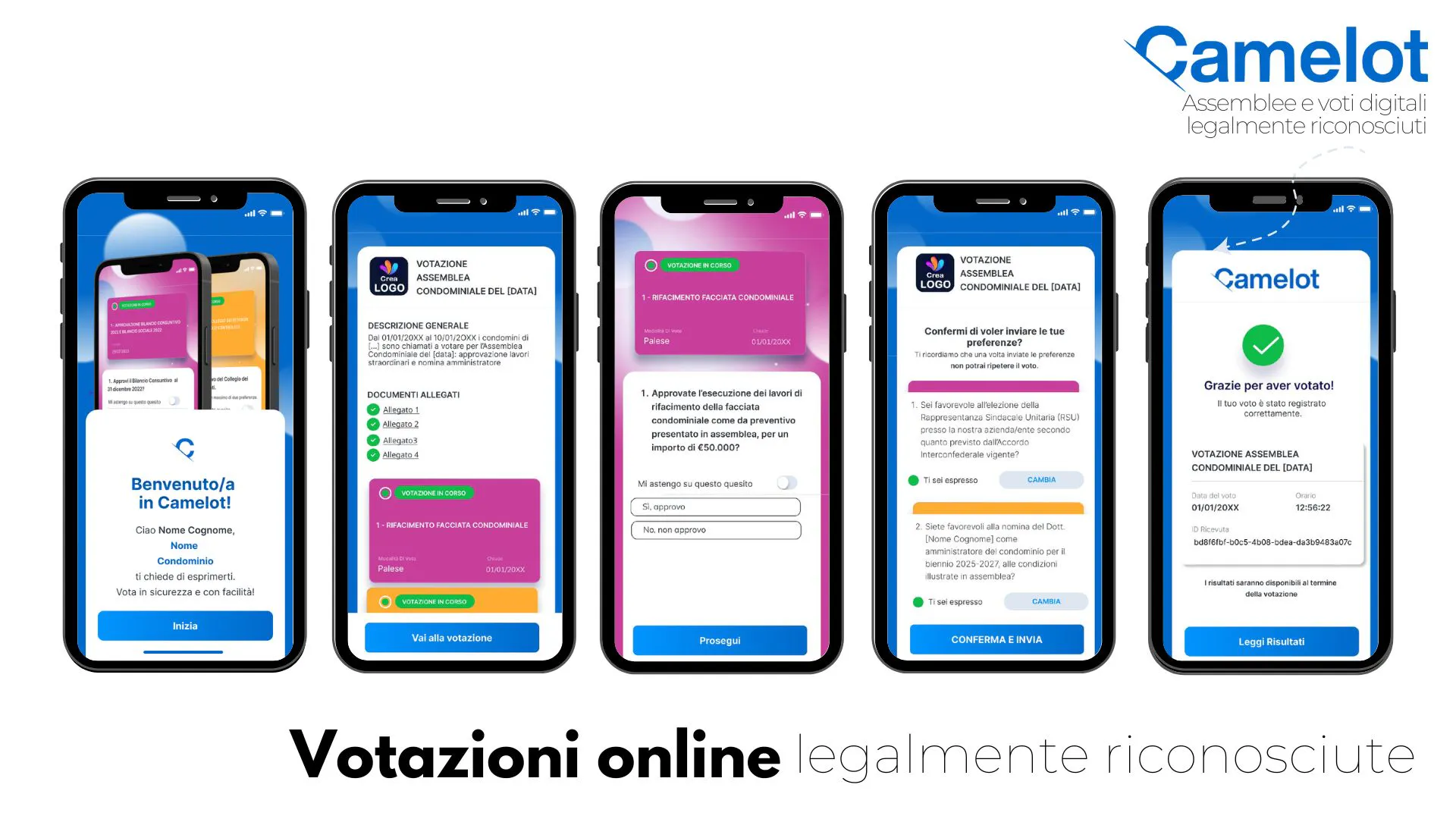 Camelot Voto e Assemblea per Condomini