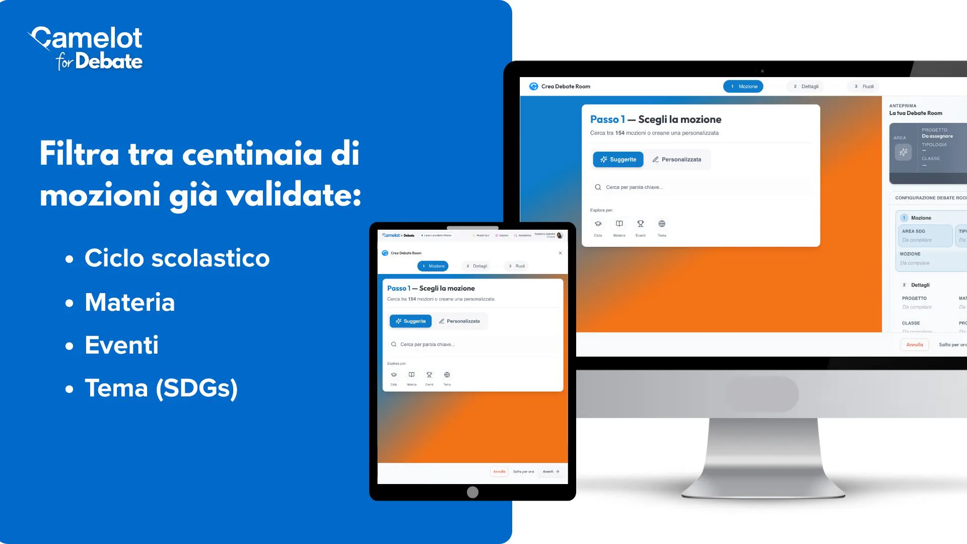 Argomenti e mozioni per dibattito in classe