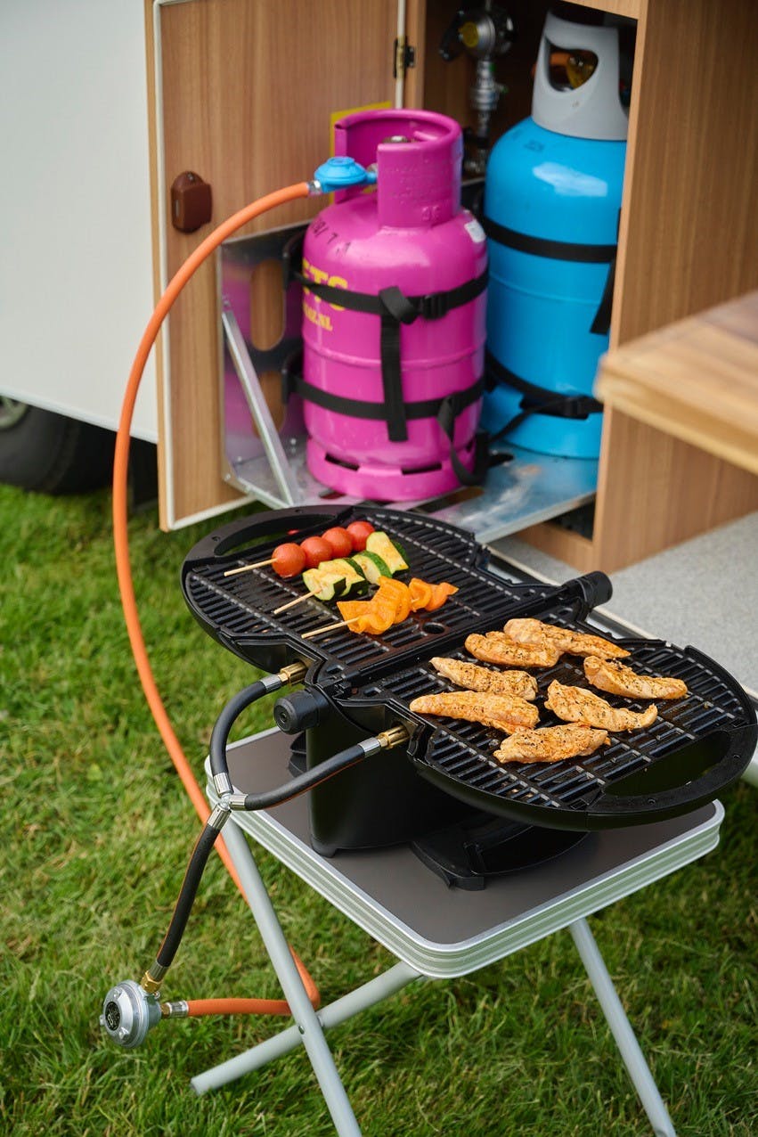 NomadiQ, slimme compacte gasbarbecue voor camperaars