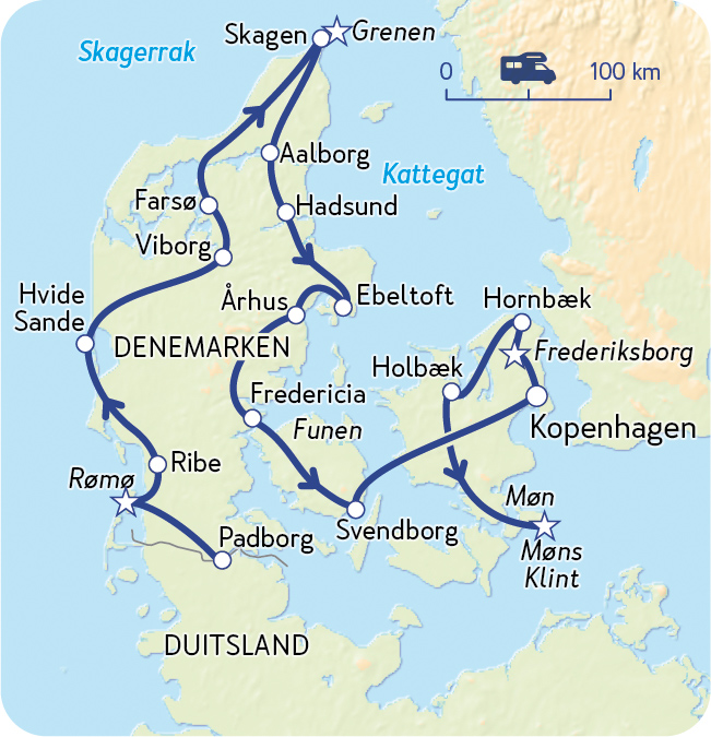 WohnmobilTour Dänemark von Stadt bis Strand Campercontact