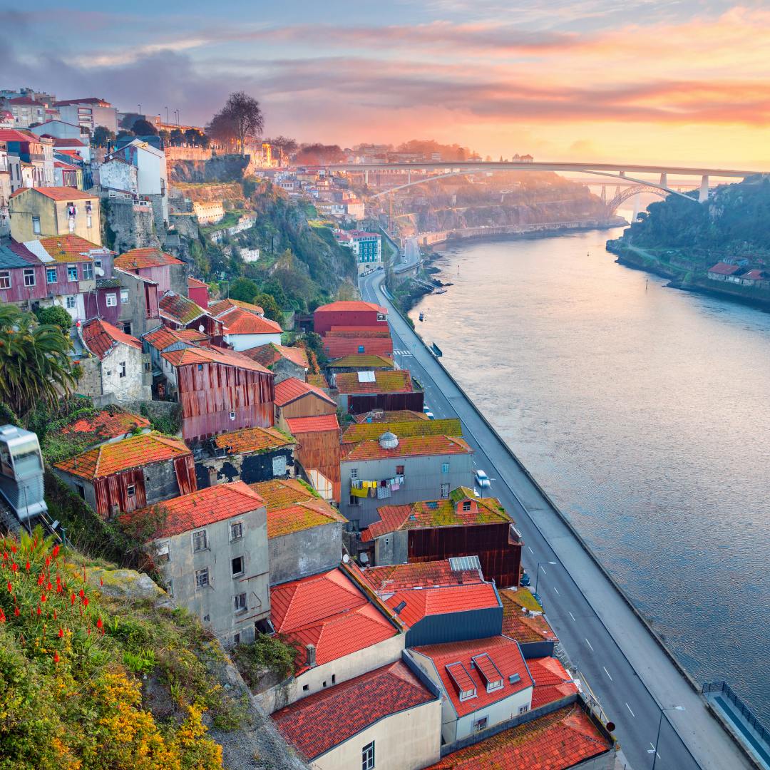 Douro rivier in Porto