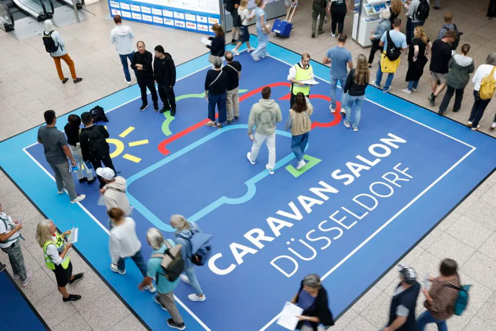 Der Campercontact-Stand auf dem CARAVAN SALON