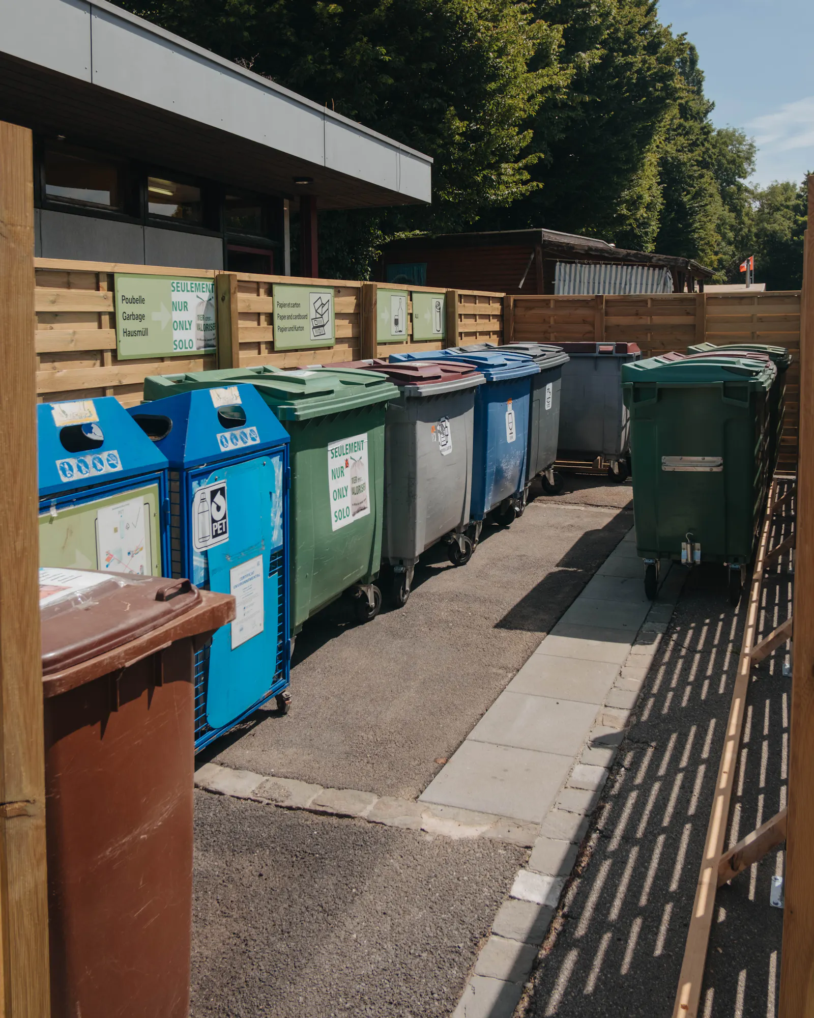 recycling station camping lausanne