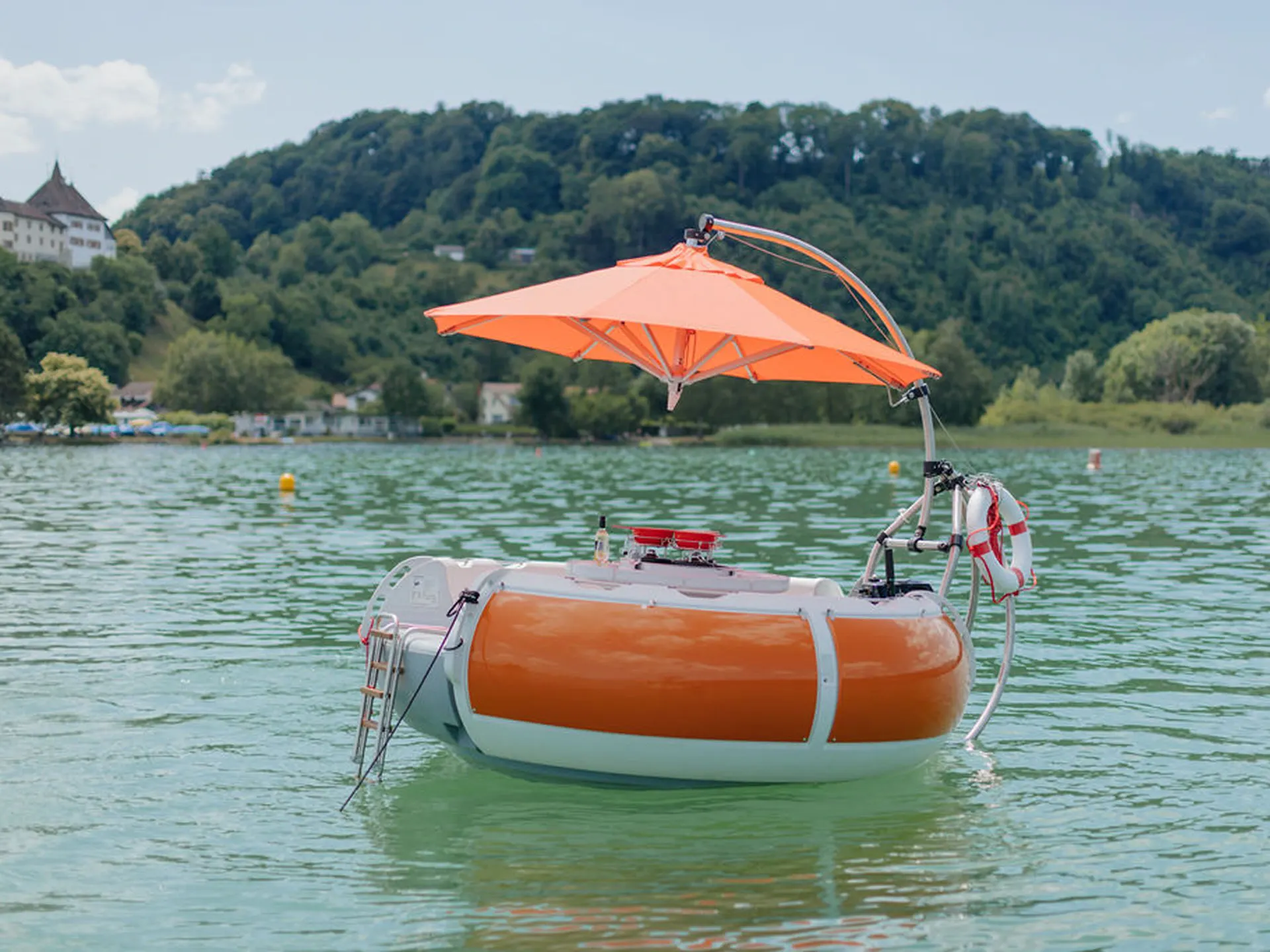 BBQ Donut auf dem Bielersee