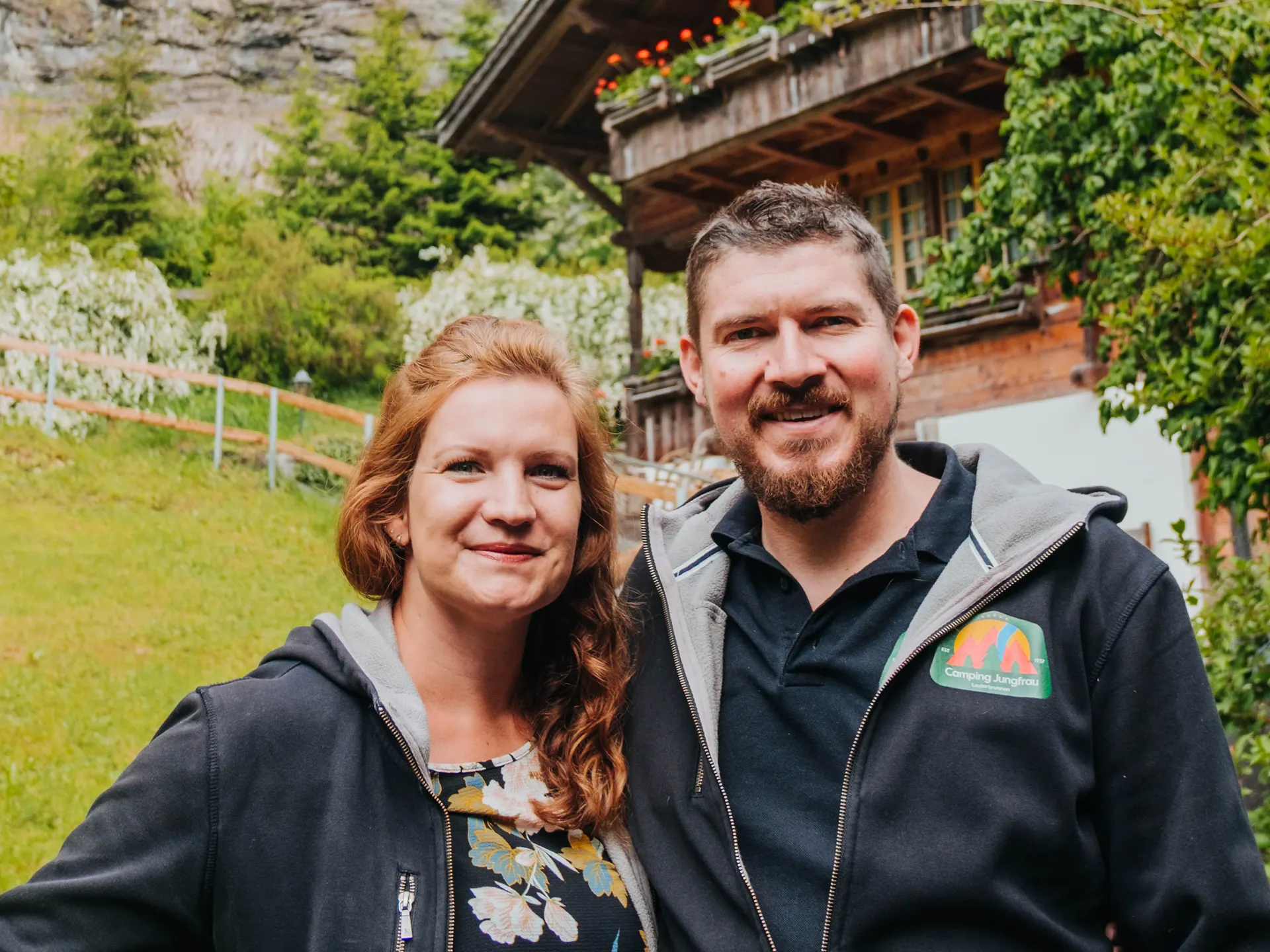 Gastgeberpaar Camping Jungfrau Lauterbrunnen