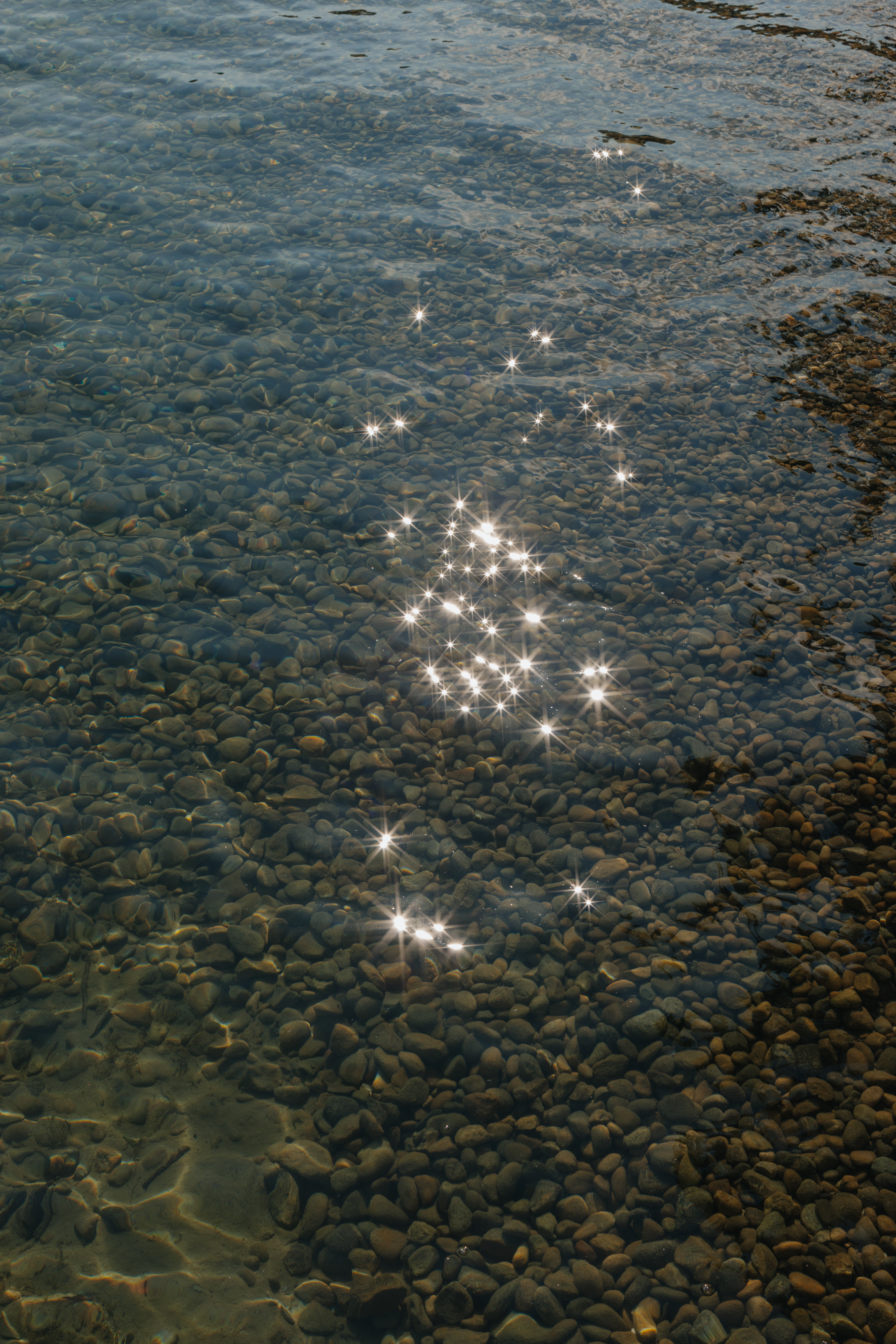 Glitzerndes Wasser des Bielersees