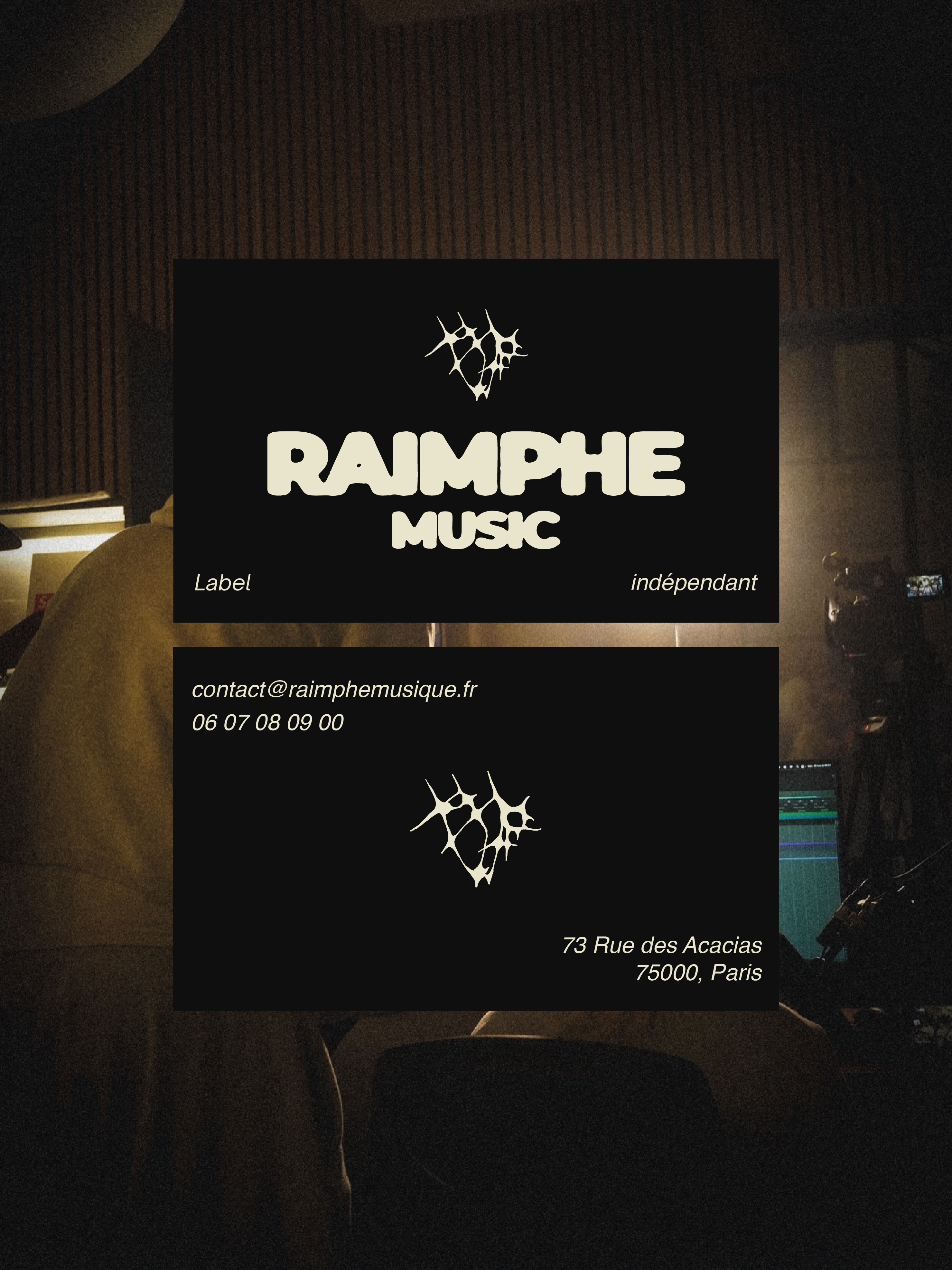 carte de visite raimphe music