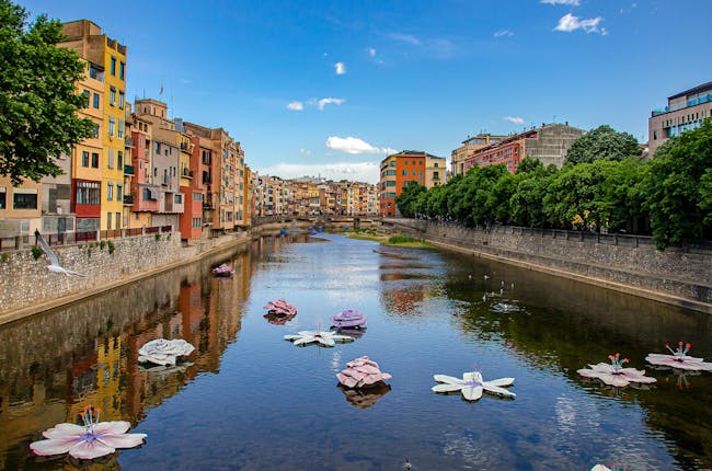 Girona Spain houses on the river