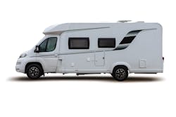 Partially integrated motorhome