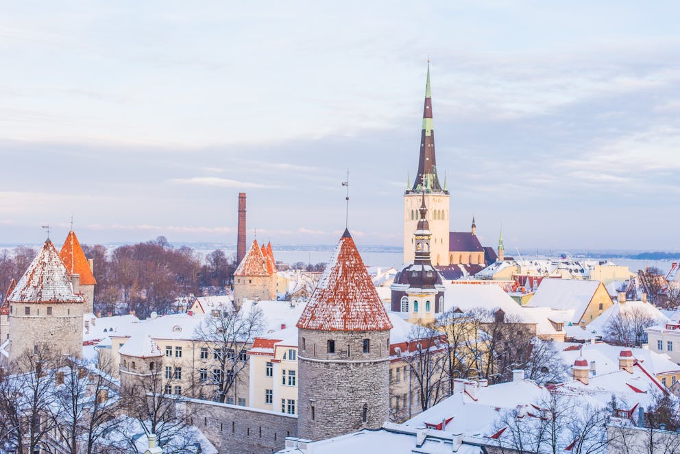 Estonia Tallinn cityscape