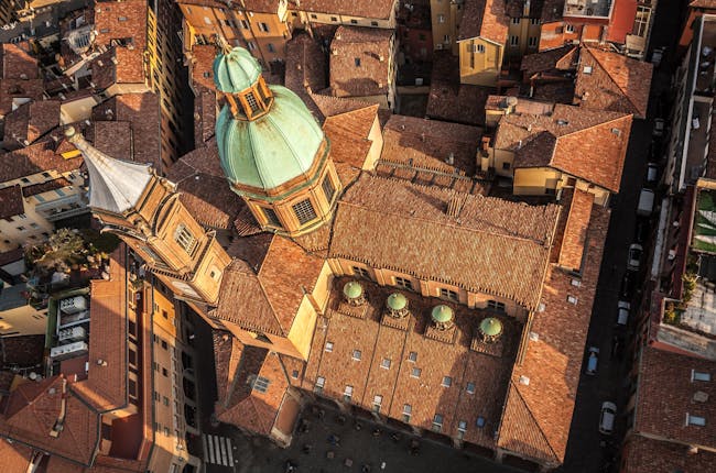 Bologna Emilia-Romagna Italy city center rooftop