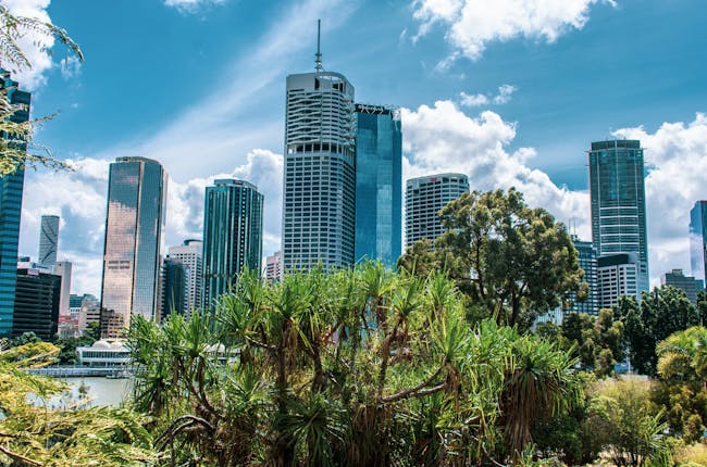 Brisbane skyline Queensland Australia 