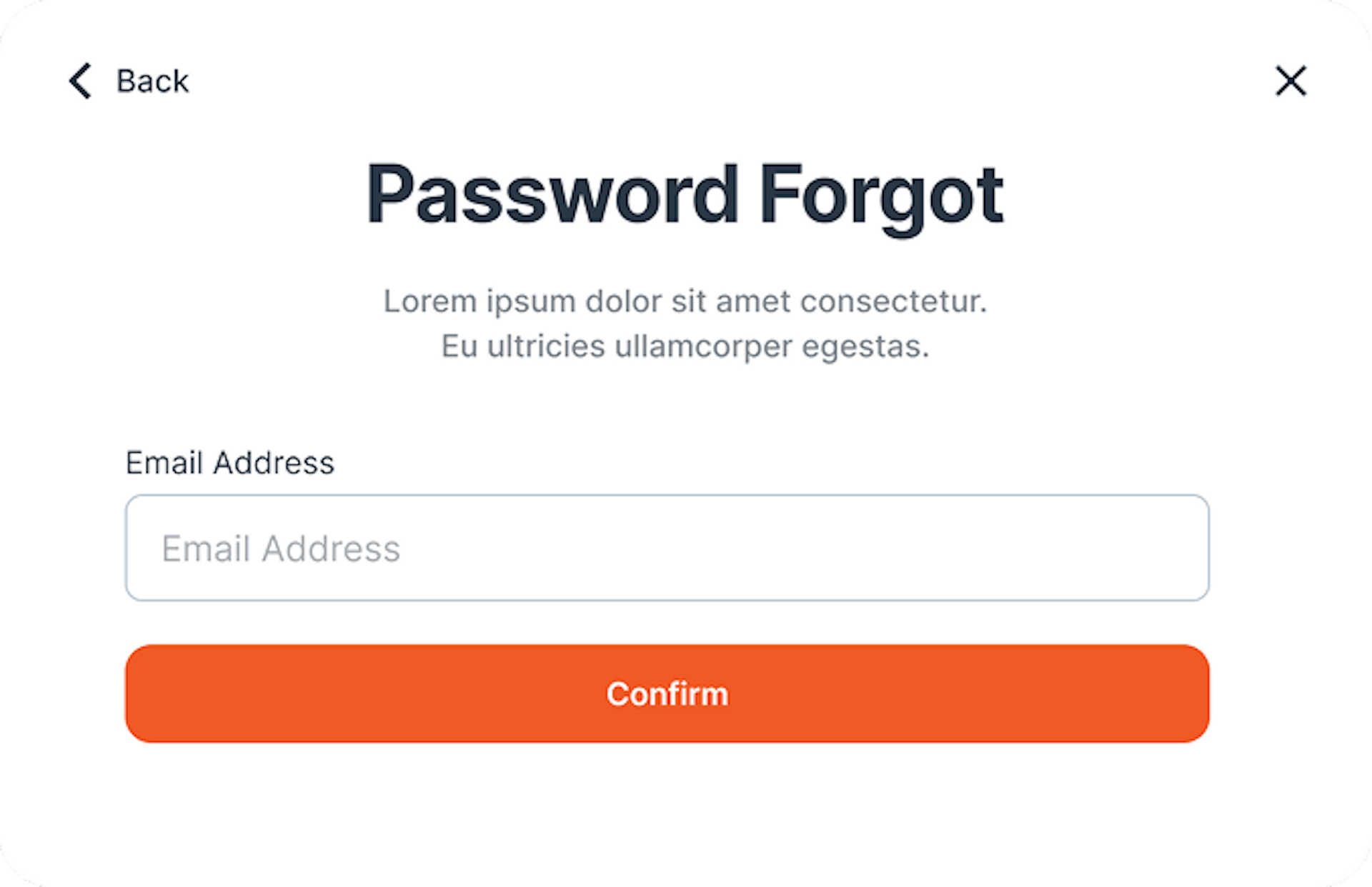 Password Forgot