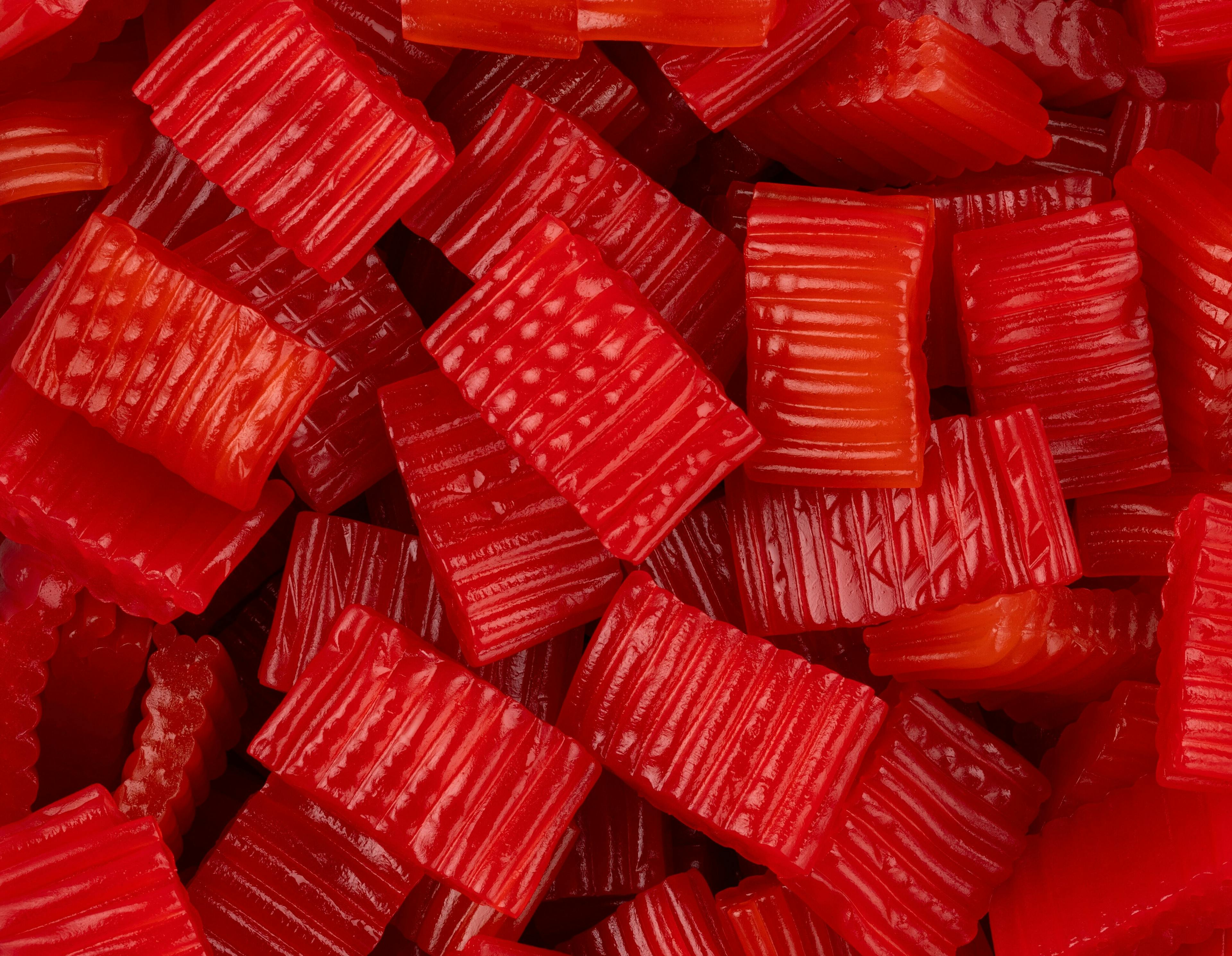 Sweets and red Licorice in bulk from Sweden