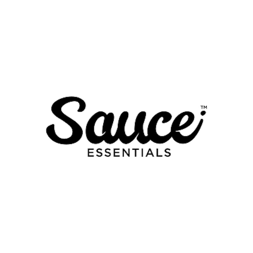 black text on a white background that says Sauce Essentials