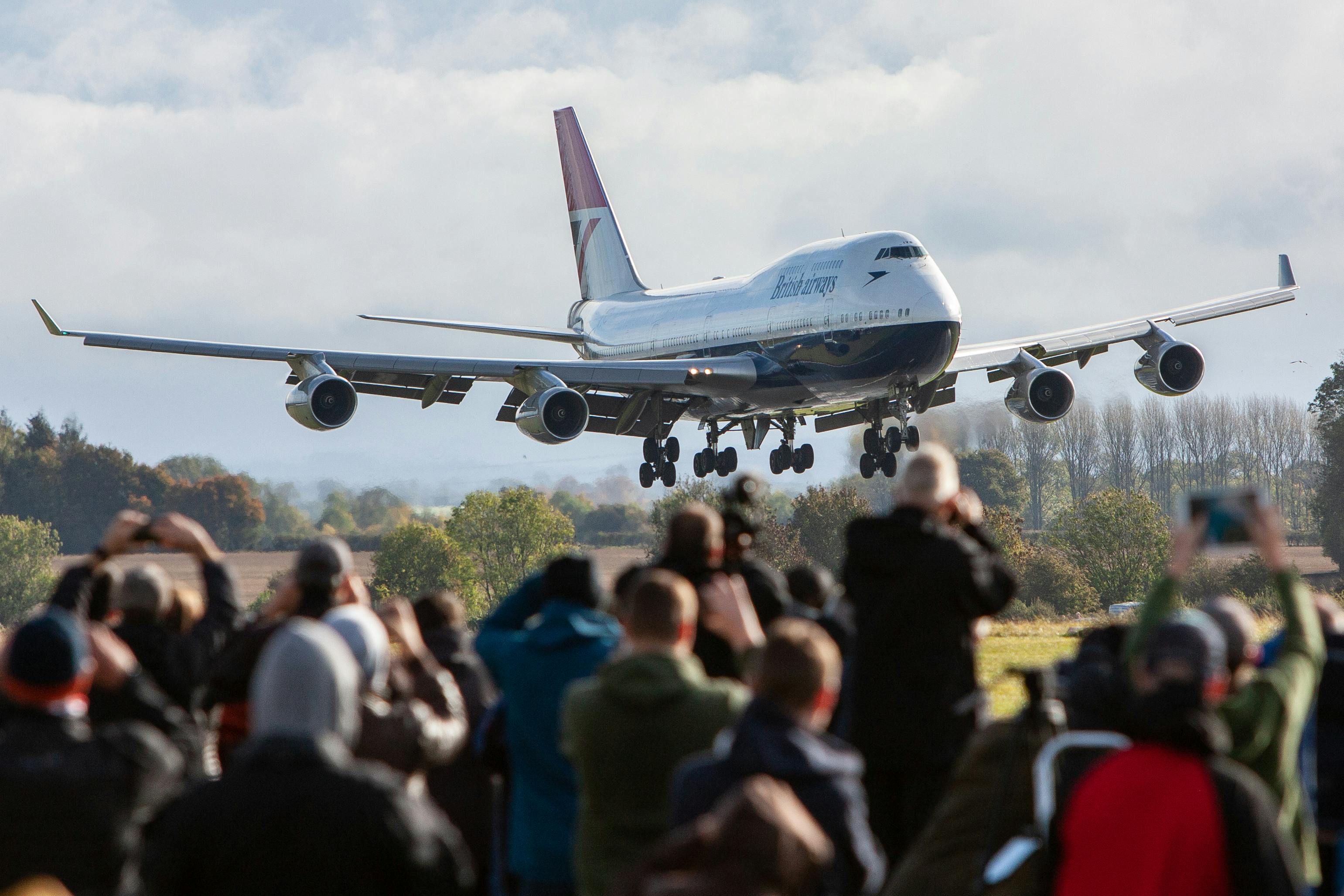 British Airways Boeing 747.