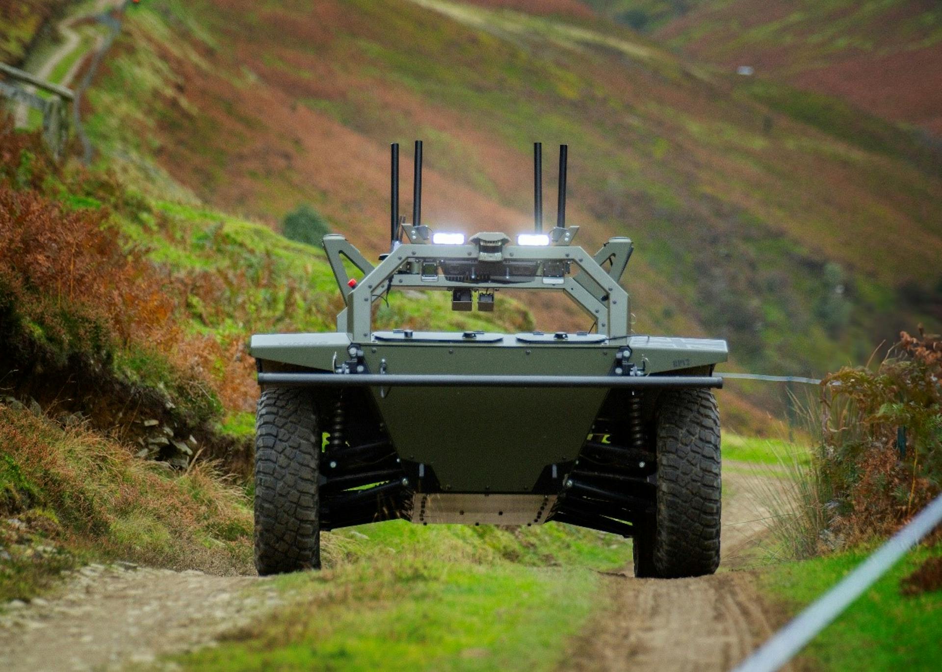 Autonomous vehicle on the range