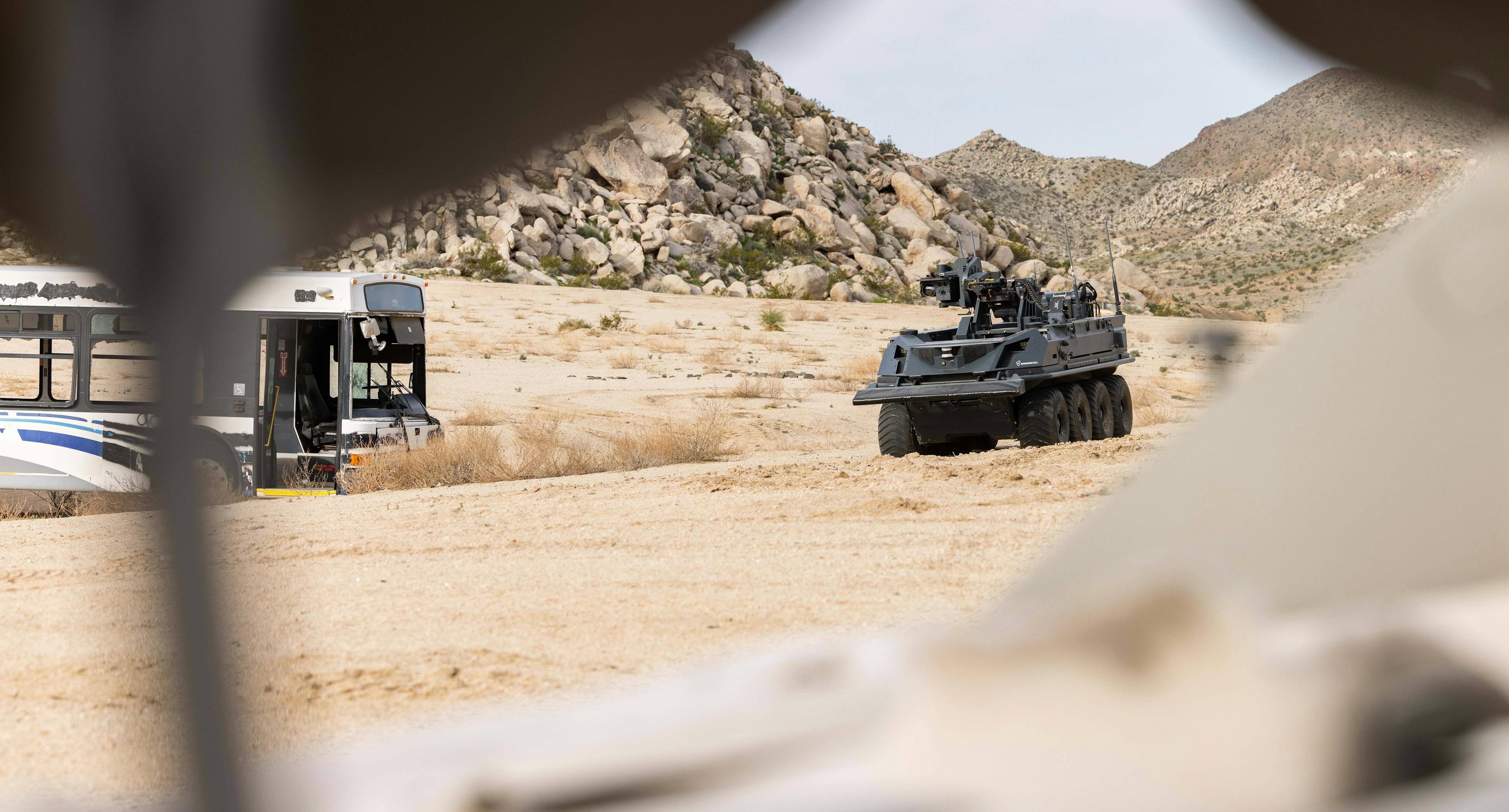 Image of British troops on exercise